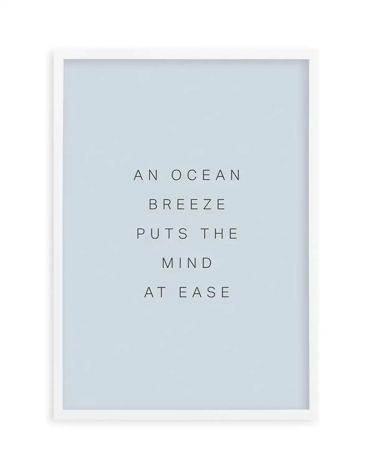 An Ocean Breeze Art Print from Olive et Oriel where you can shop wallpaper and artworks online