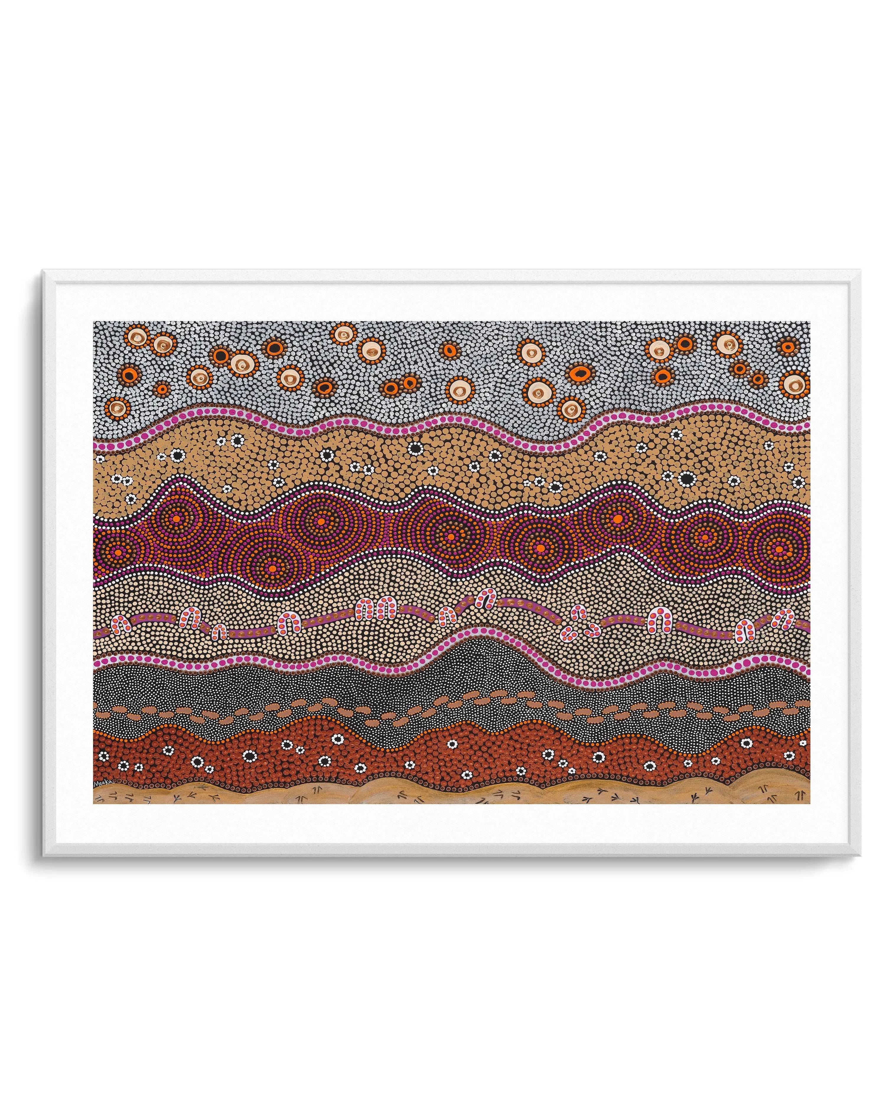 Ancestors In The Sky By Domica Hill Art Print-PRINT-Olive et Oriel-Domica Hill-Buy-Australian-Art-Prints-Online-with-Olive-et-Oriel-Your-Artwork-Specialists-Austrailia-Decorate-With-Coastal-Photo-Wall-Art-Prints-From-Our-Beach-House-Artwork-Collection-Fine-Poster-and-Framed-Artwork