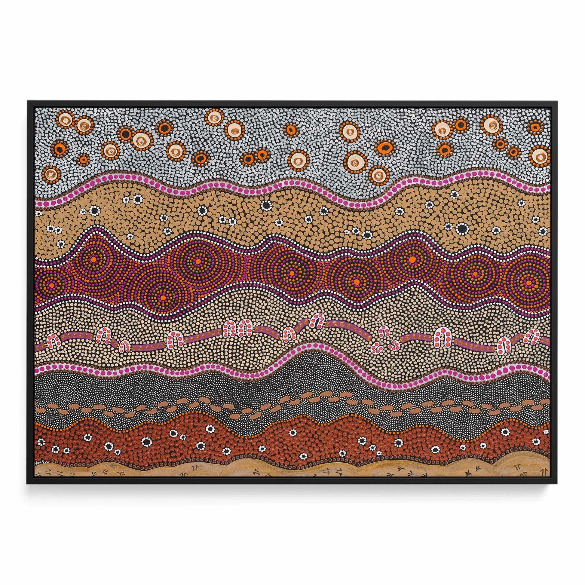 Ancestors in the Sky by Domica Hill | Framed Canvas Art Print from Olive et Oriel where you can shop wallpaper and artworks online