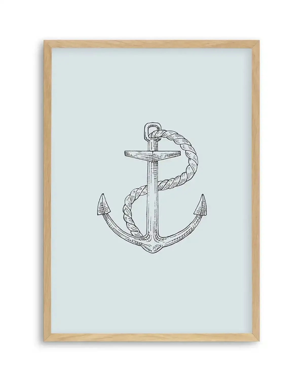Anchor | 2 Colour Options Art Print from Olive et Oriel where you can shop wallpaper and artworks online