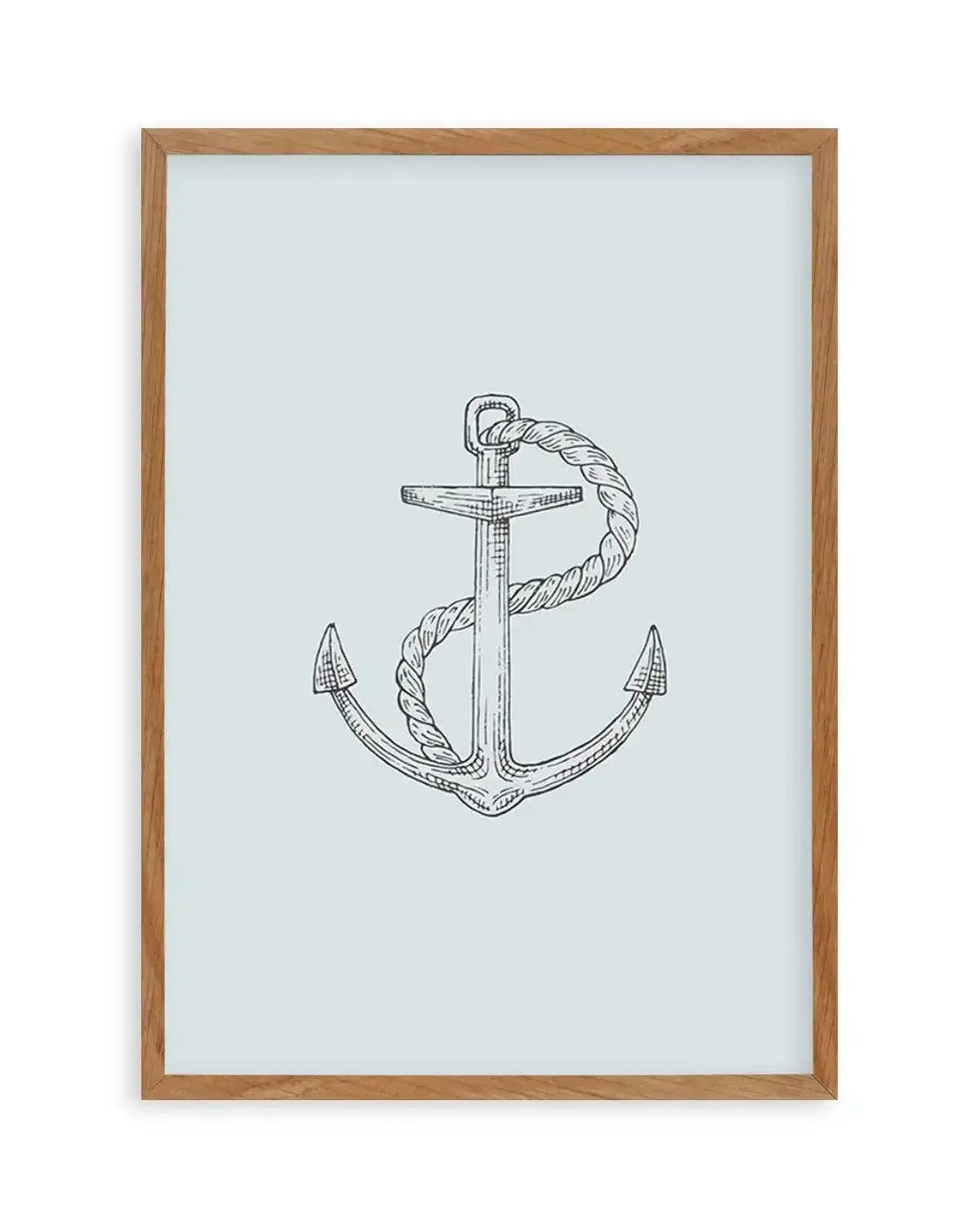 Anchor | 2 Colour Options Art Print from Olive et Oriel where you can shop wallpaper and artworks online