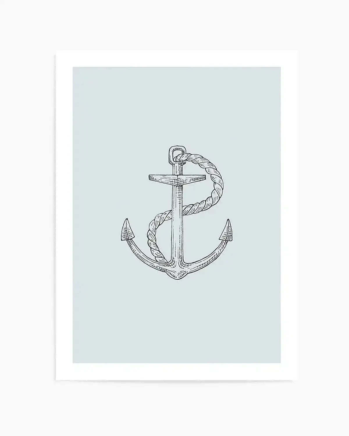 Anchor | 2 Colour Options Art Print from Olive et Oriel where you can shop wallpaper and artworks online