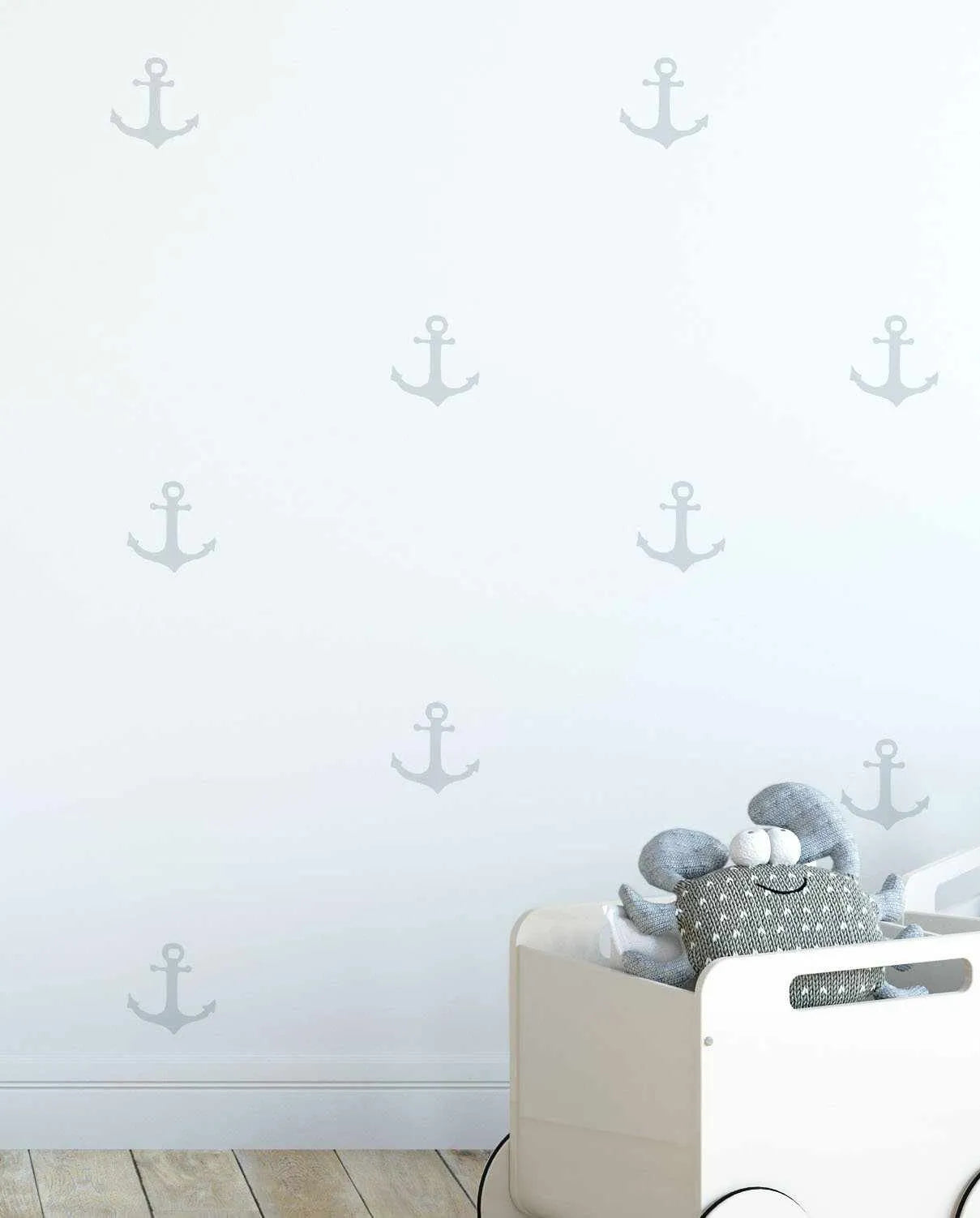 Anchors Away Decal Set-Decals-Olive et Oriel-Decorate your kids bedroom wall decor with removable wall decals, these fabric kids decals are a great way to add colour and update your children's bedroom. Available as girls wall decals or boys wall decals, there are also nursery decals.