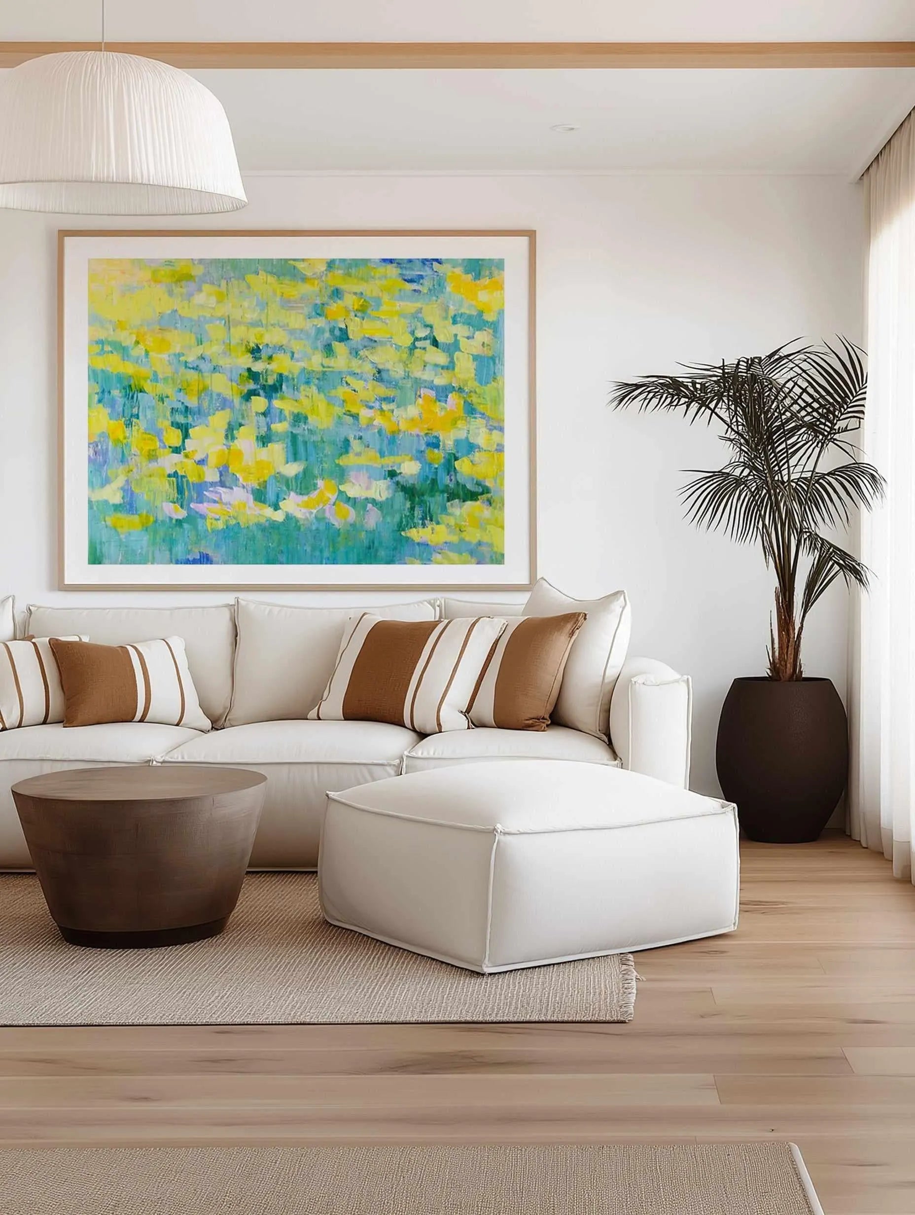 And They Were All Yellow by Tamara Gonda Art Print from Olive et Oriel where you can shop wallpaper and artworks online