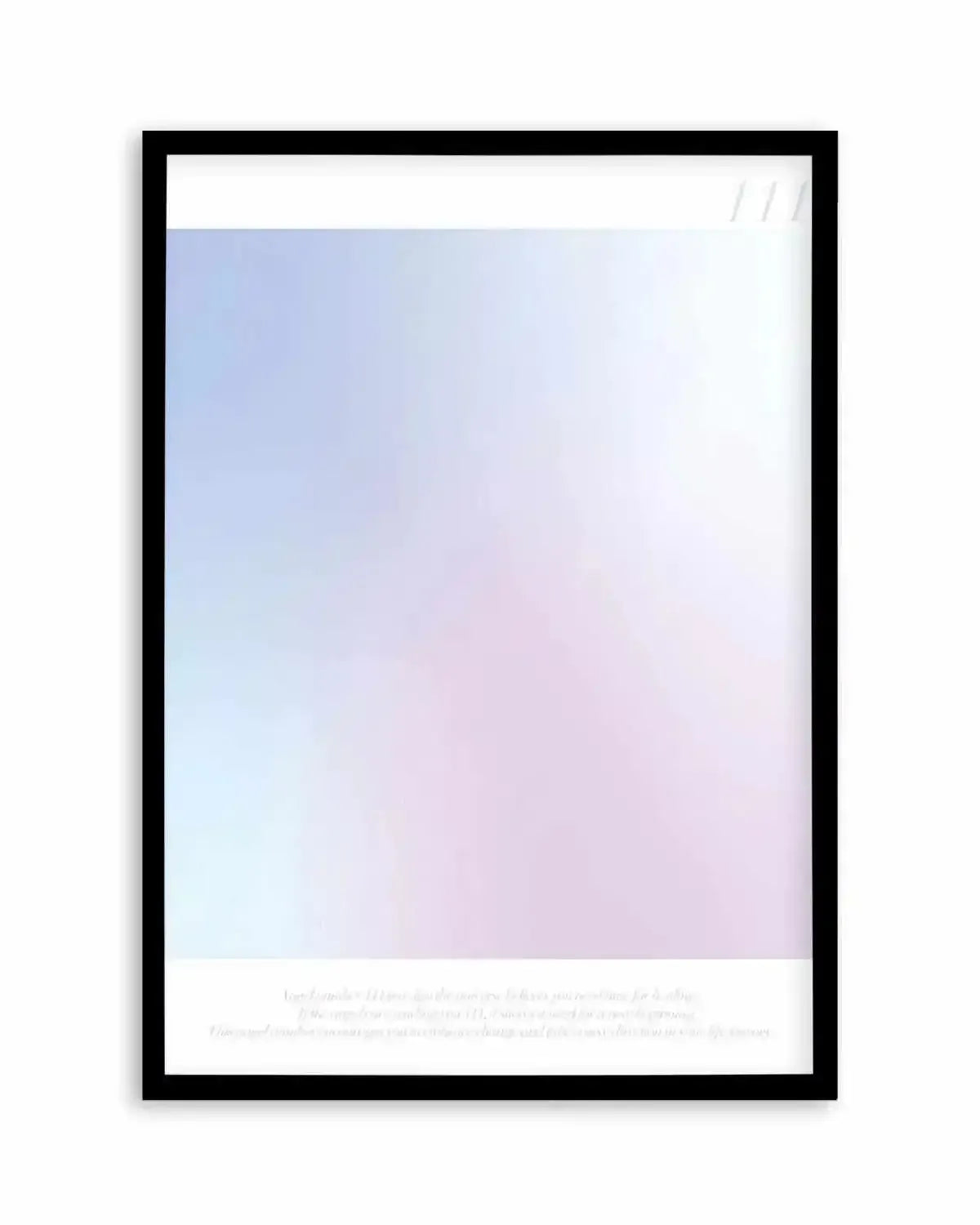 Angel Number 111 Art Print from Olive et Oriel where you can shop wallpaper and artworks online