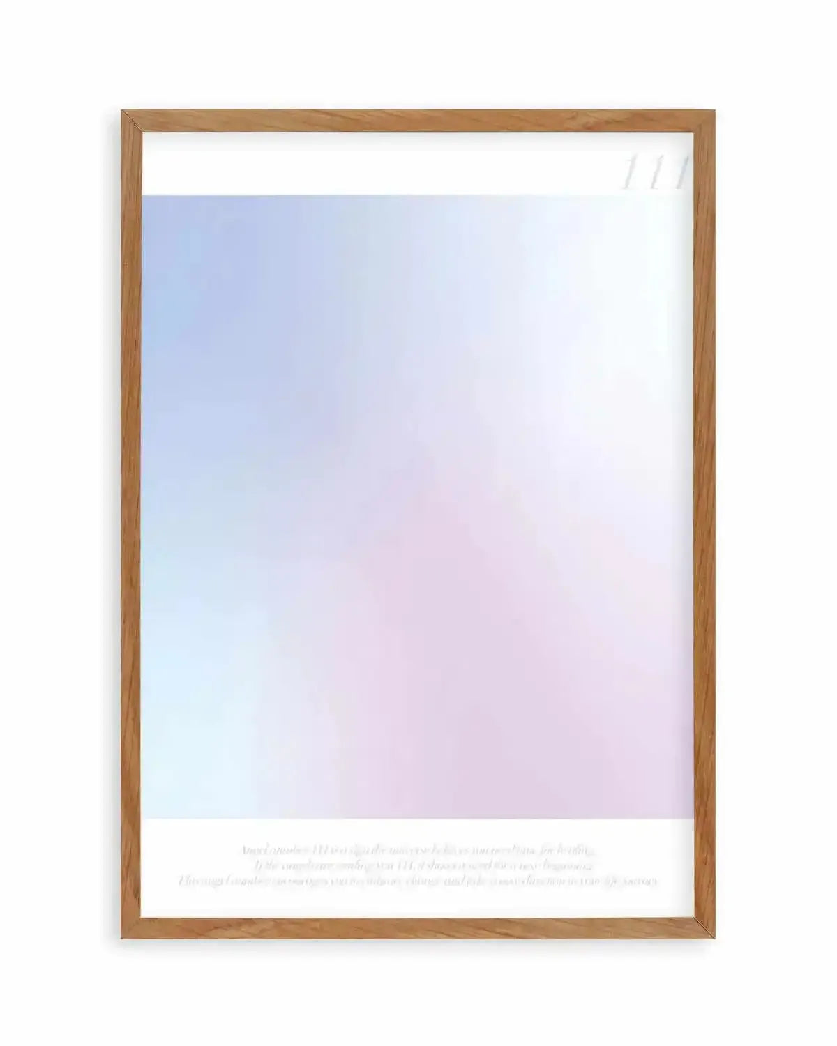 Angel Number 111 Art Print from Olive et Oriel where you can shop wallpaper and artworks online
