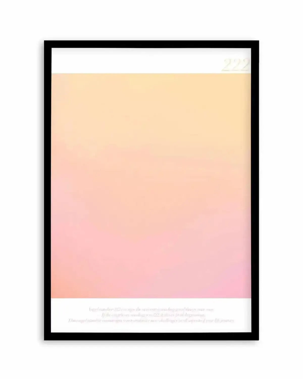 Angel Number 222 Art Print from Olive et Oriel where you can shop wallpaper and artworks online