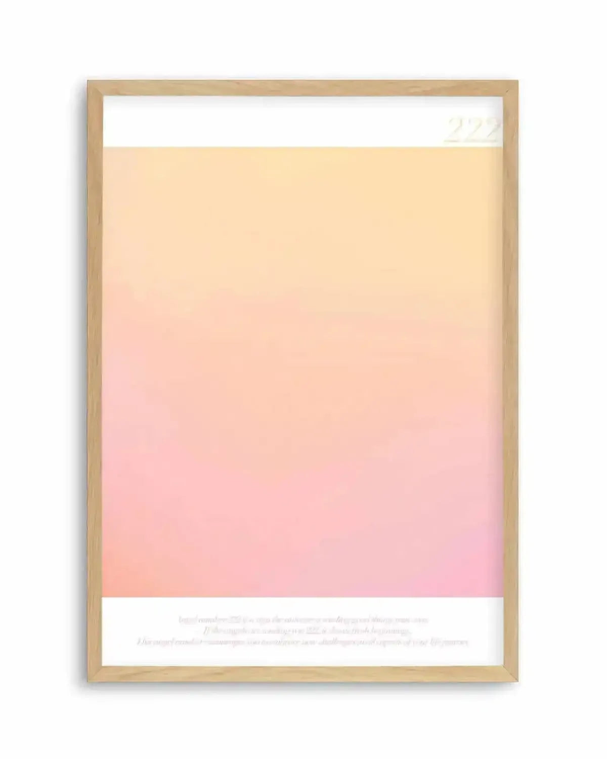 Angel Number 222 Art Print from Olive et Oriel where you can shop wallpaper and artworks online