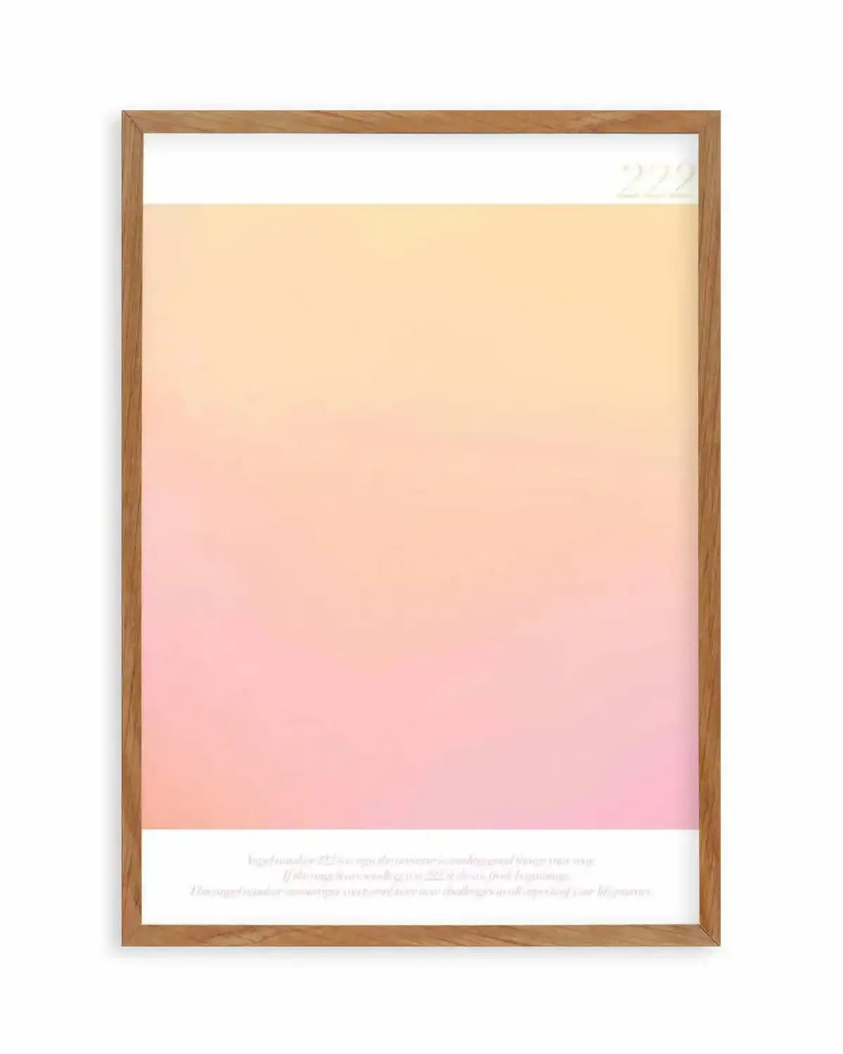 Angel Number 222 Art Print from Olive et Oriel where you can shop wallpaper and artworks online