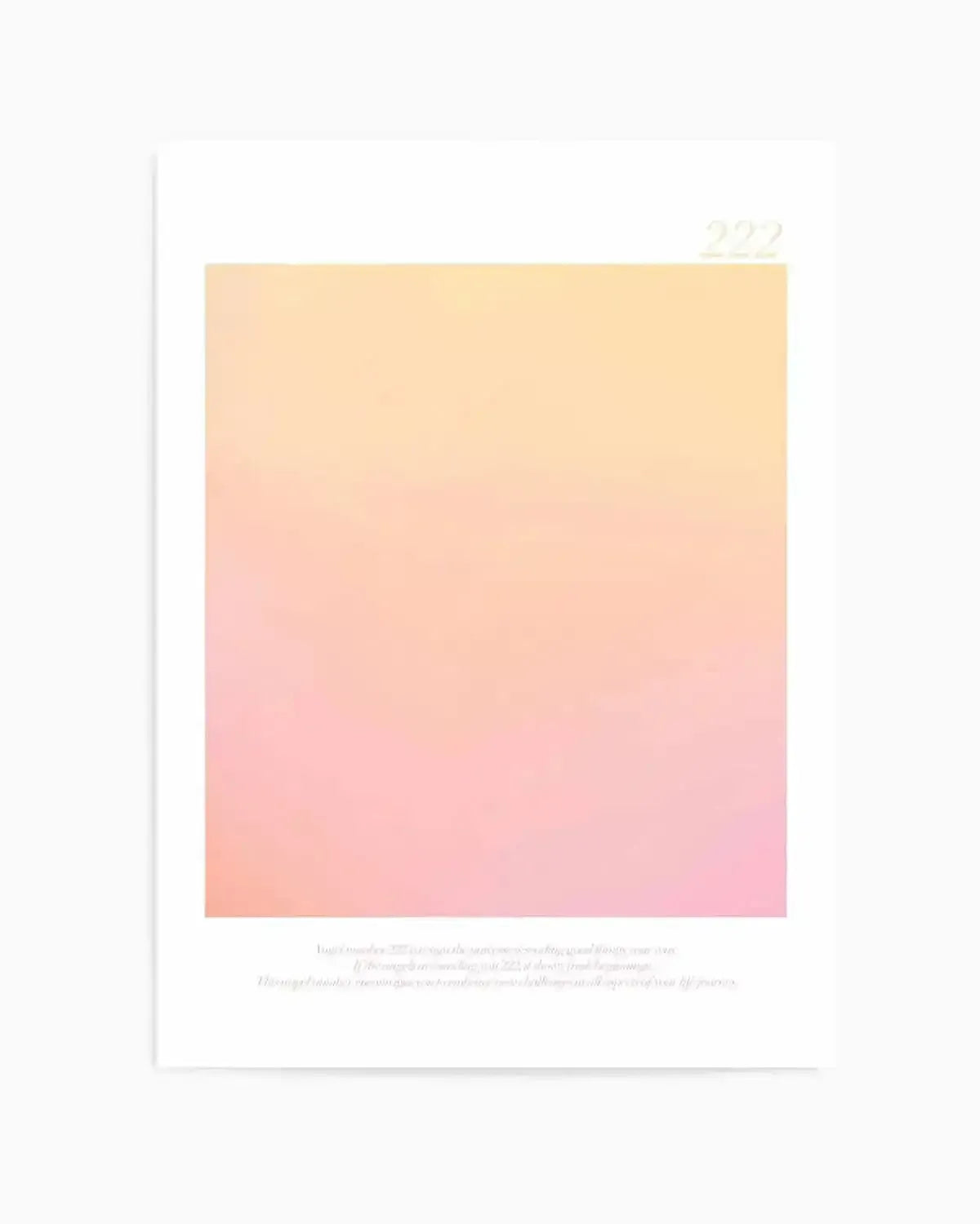 Angel Number 222 Art Print from Olive et Oriel where you can shop wallpaper and artworks online