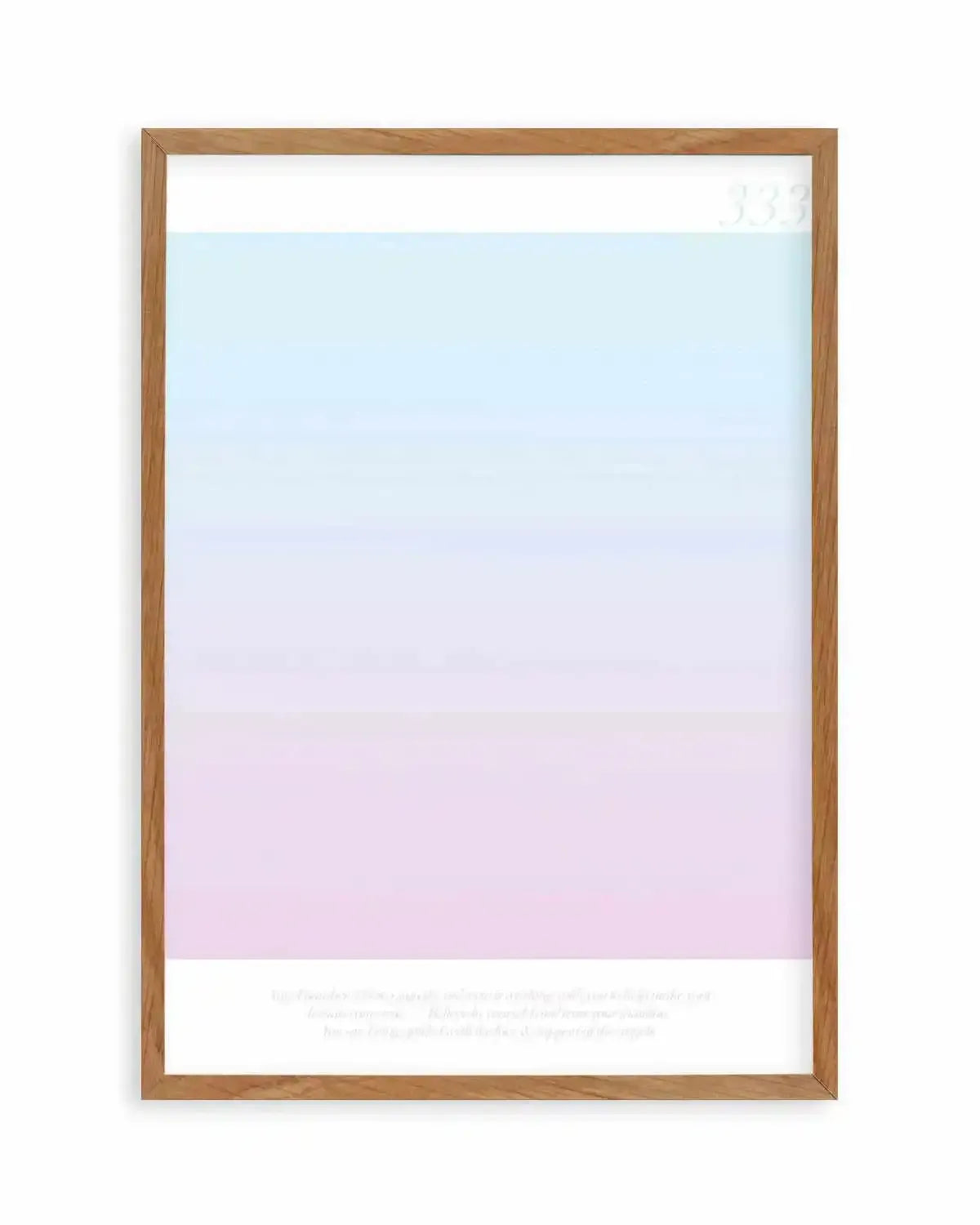 Angel Number 333 Art Print from Olive et Oriel where you can shop wallpaper and artworks online