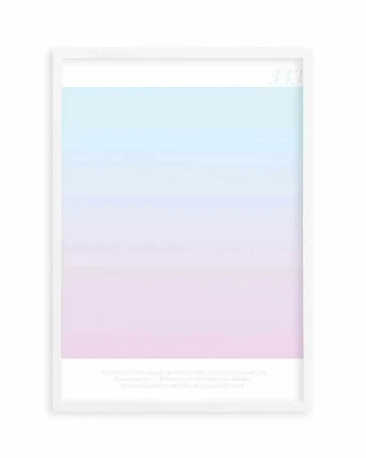 Angel Number 333 Art Print from Olive et Oriel where you can shop wallpaper and artworks online