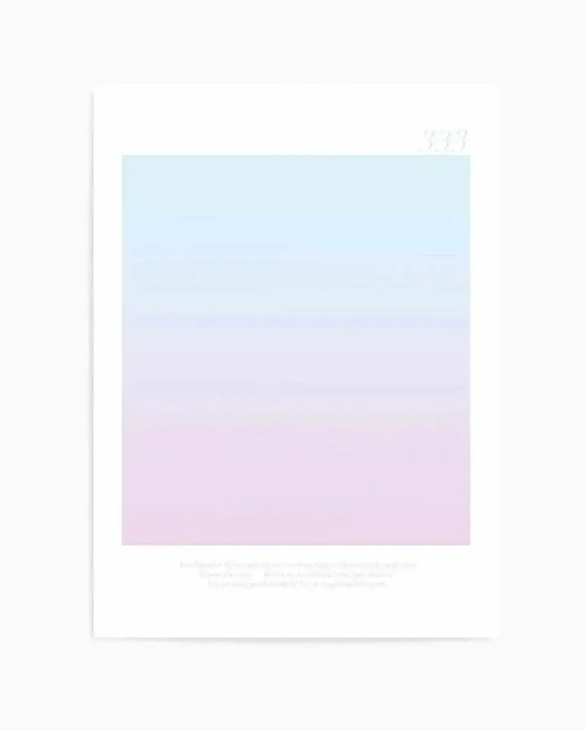 Angel Number 333 Art Print from Olive et Oriel where you can shop wallpaper and artworks online