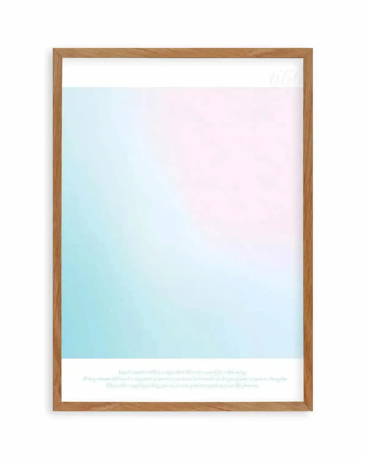 Angel Number 666 Art Print from Olive et Oriel where you can shop wallpaper and artworks online