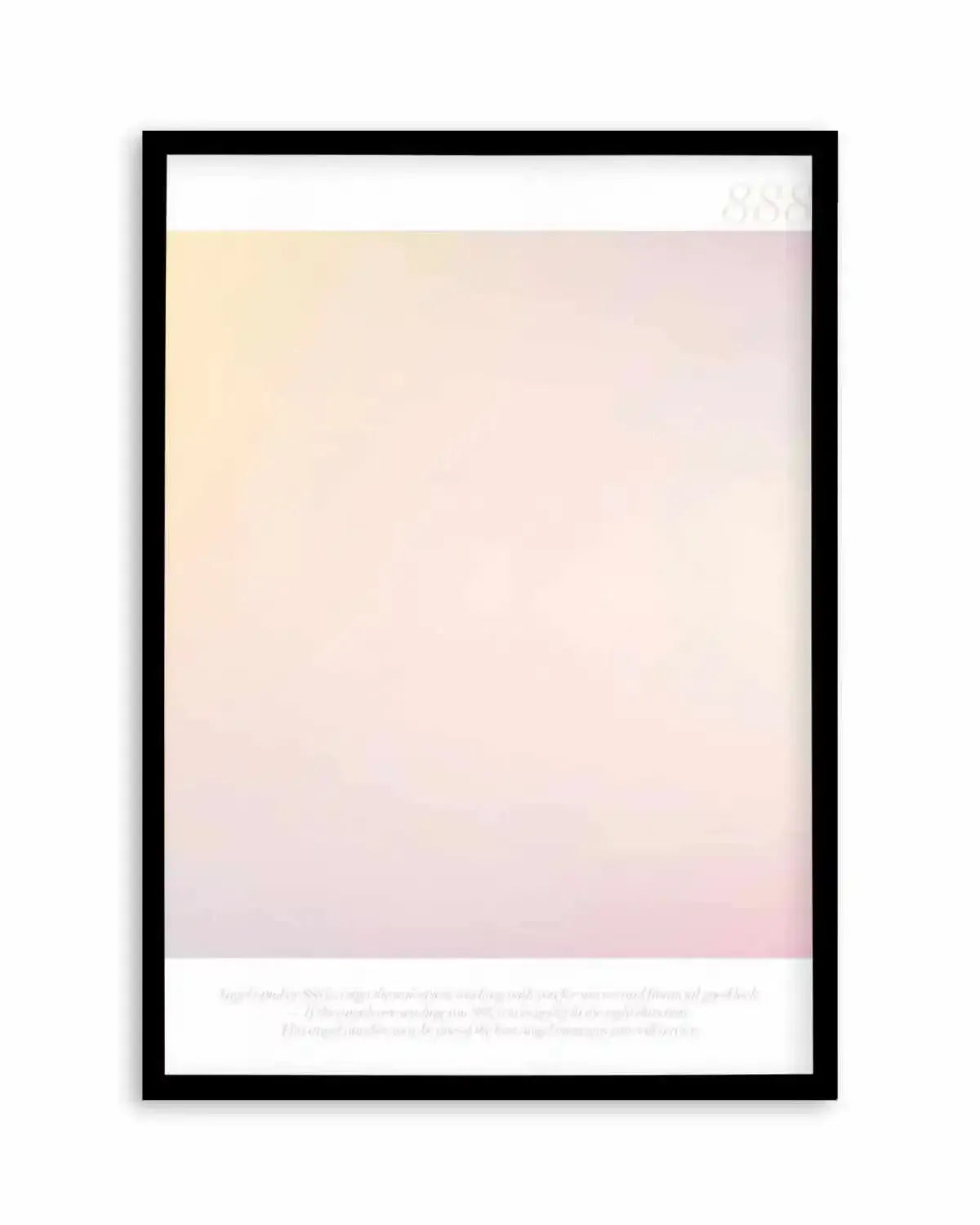 Angel Number 888 Art Print from Olive et Oriel where you can shop wallpaper and artworks online