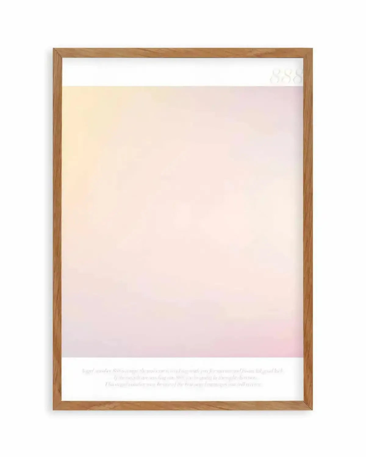 Angel Number 888 Art Print from Olive et Oriel where you can shop wallpaper and artworks online