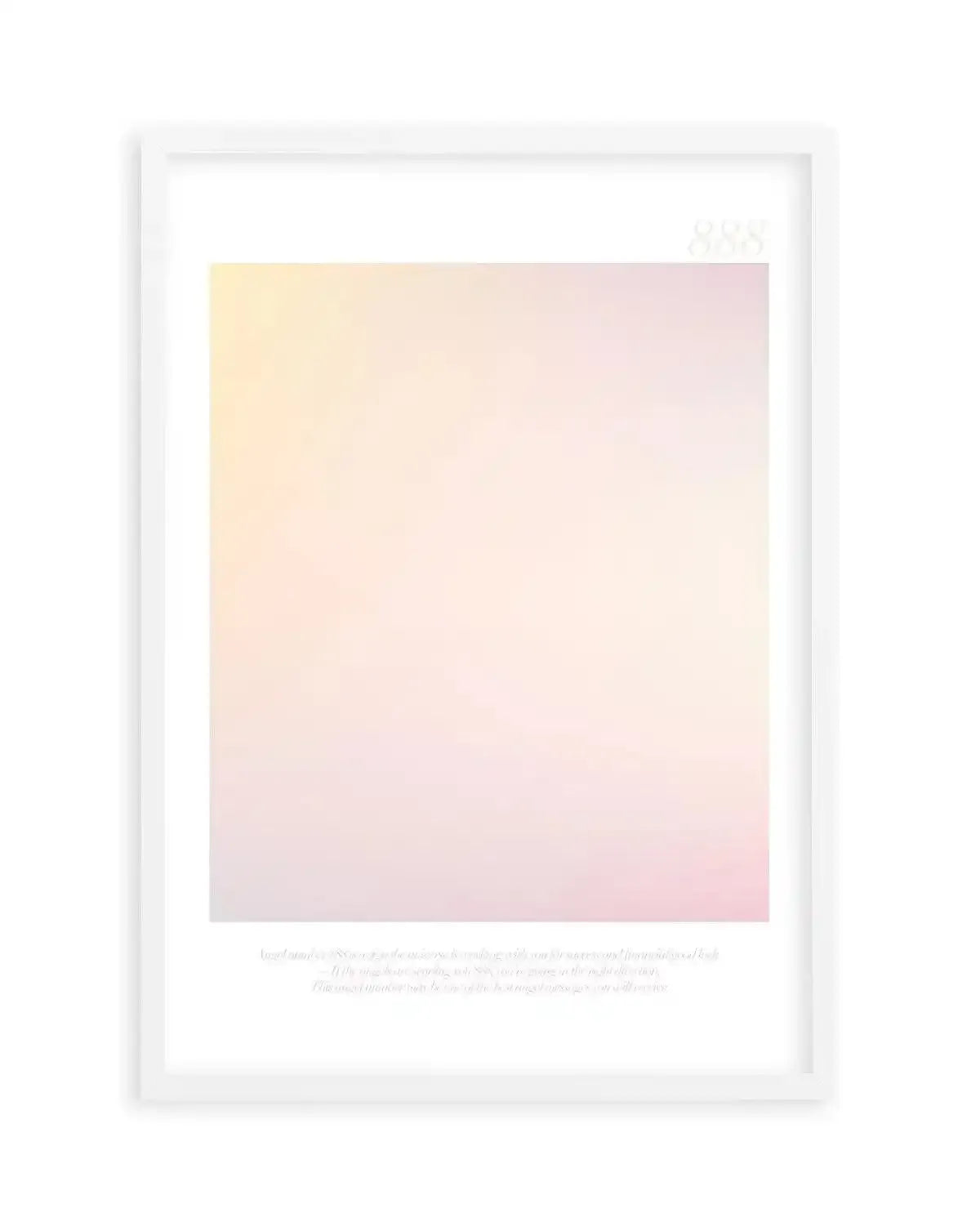 Angel Number 888 Art Print-PRINT-Olive et Oriel-Olive et Oriel-A4 | 8.3" x 11.7" | 21 x 29.7cm-White-With White Border-Buy-Australian-Art-Prints-Online-with-Olive-et-Oriel-Your-Artwork-Specialists-Austrailia-Decorate-With-Coastal-Photo-Wall-Art-Prints-From-Our-Beach-House-Artwork-Collection-Fine-Poster-and-Framed-Artwork