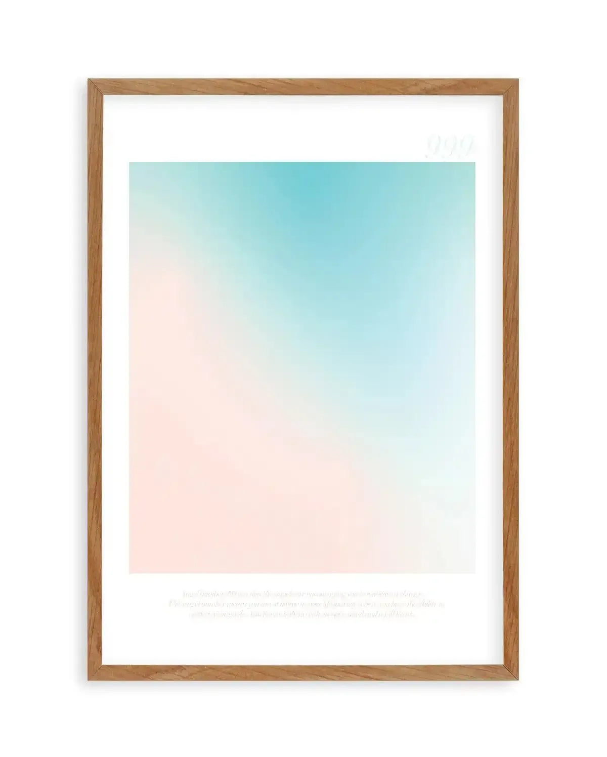 Angel Number 999 Art Print-PRINT-Olive et Oriel-Olive et Oriel-50x70 cm | 19.6" x 27.5"-Walnut-With White Border-Buy-Australian-Art-Prints-Online-with-Olive-et-Oriel-Your-Artwork-Specialists-Austrailia-Decorate-With-Coastal-Photo-Wall-Art-Prints-From-Our-Beach-House-Artwork-Collection-Fine-Poster-and-Framed-Artwork