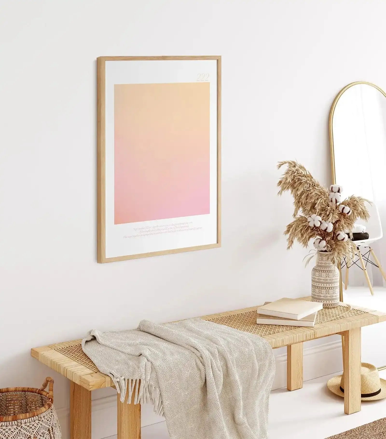 Angel Number 222 Art Print-PRINT-Olive et Oriel-Olive et Oriel-Buy-Australian-Art-Prints-Online-with-Olive-et-Oriel-Your-Artwork-Specialists-Austrailia-Decorate-With-Coastal-Photo-Wall-Art-Prints-From-Our-Beach-House-Artwork-Collection-Fine-Poster-and-Framed-Artwork