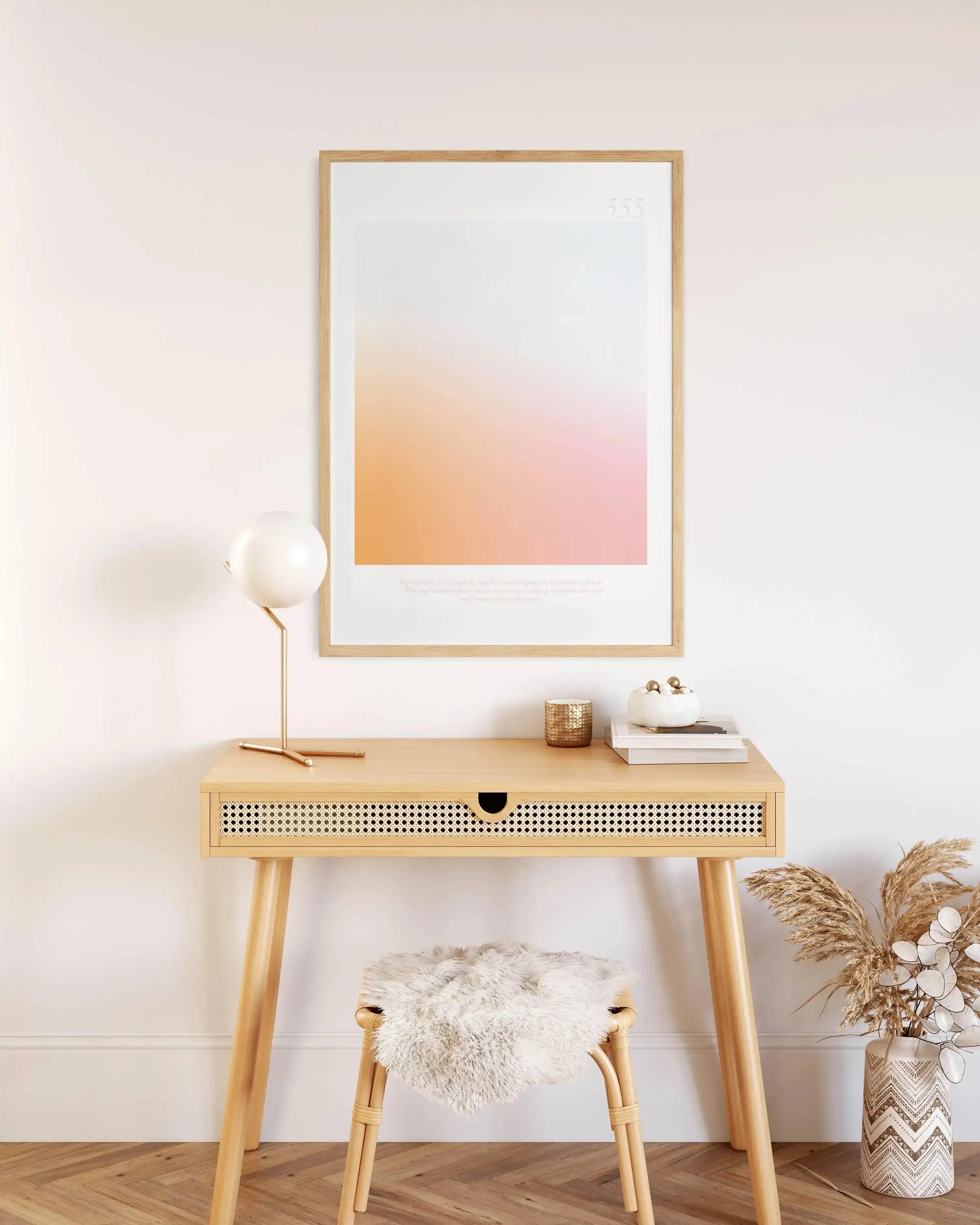 Angel Number 555 Art Print-PRINT-Olive et Oriel-Olive et Oriel-Buy-Australian-Art-Prints-Online-with-Olive-et-Oriel-Your-Artwork-Specialists-Austrailia-Decorate-With-Coastal-Photo-Wall-Art-Prints-From-Our-Beach-House-Artwork-Collection-Fine-Poster-and-Framed-Artwork