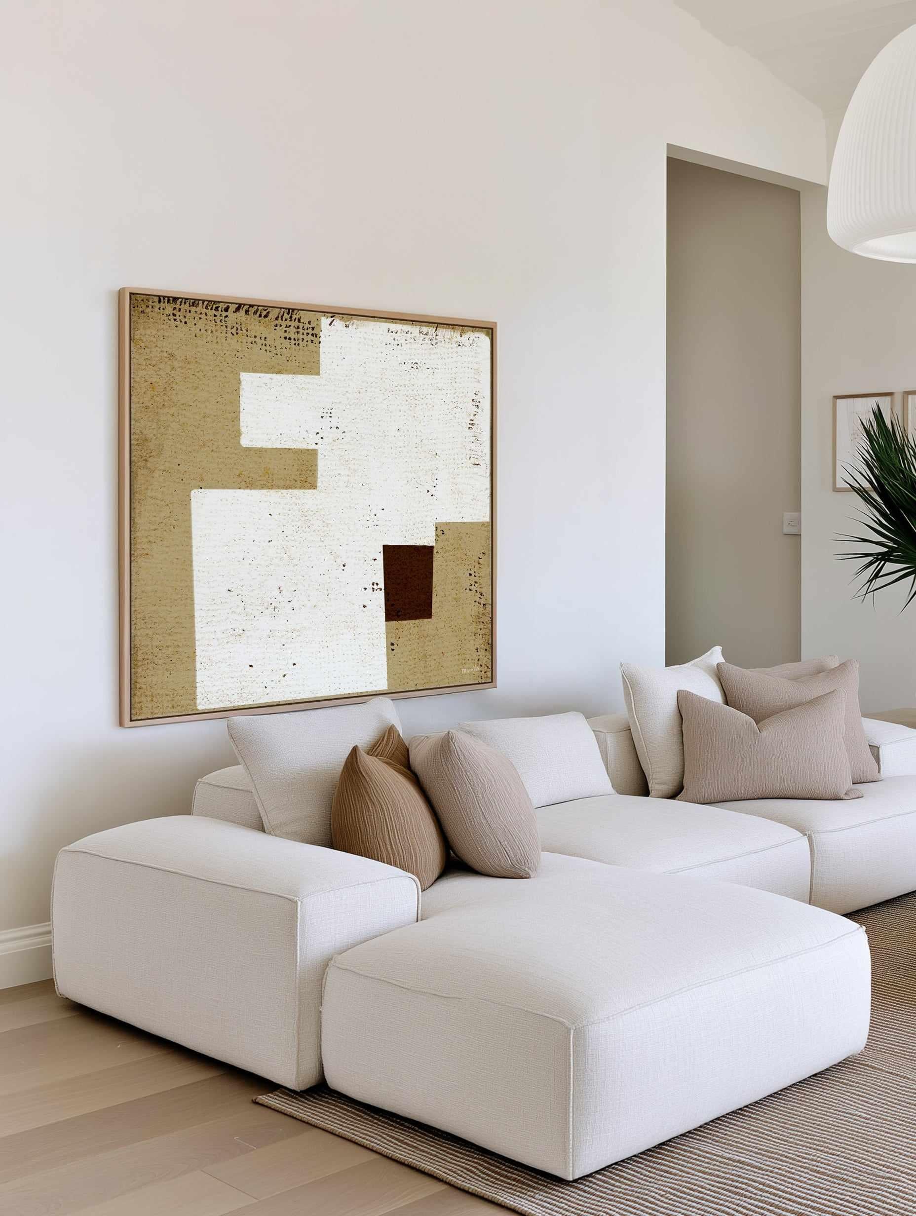 Angular Forms 1 by Marco Marella | Framed Canvas Art Print from Olive et Oriel where you can shop wallpaper and artworks online