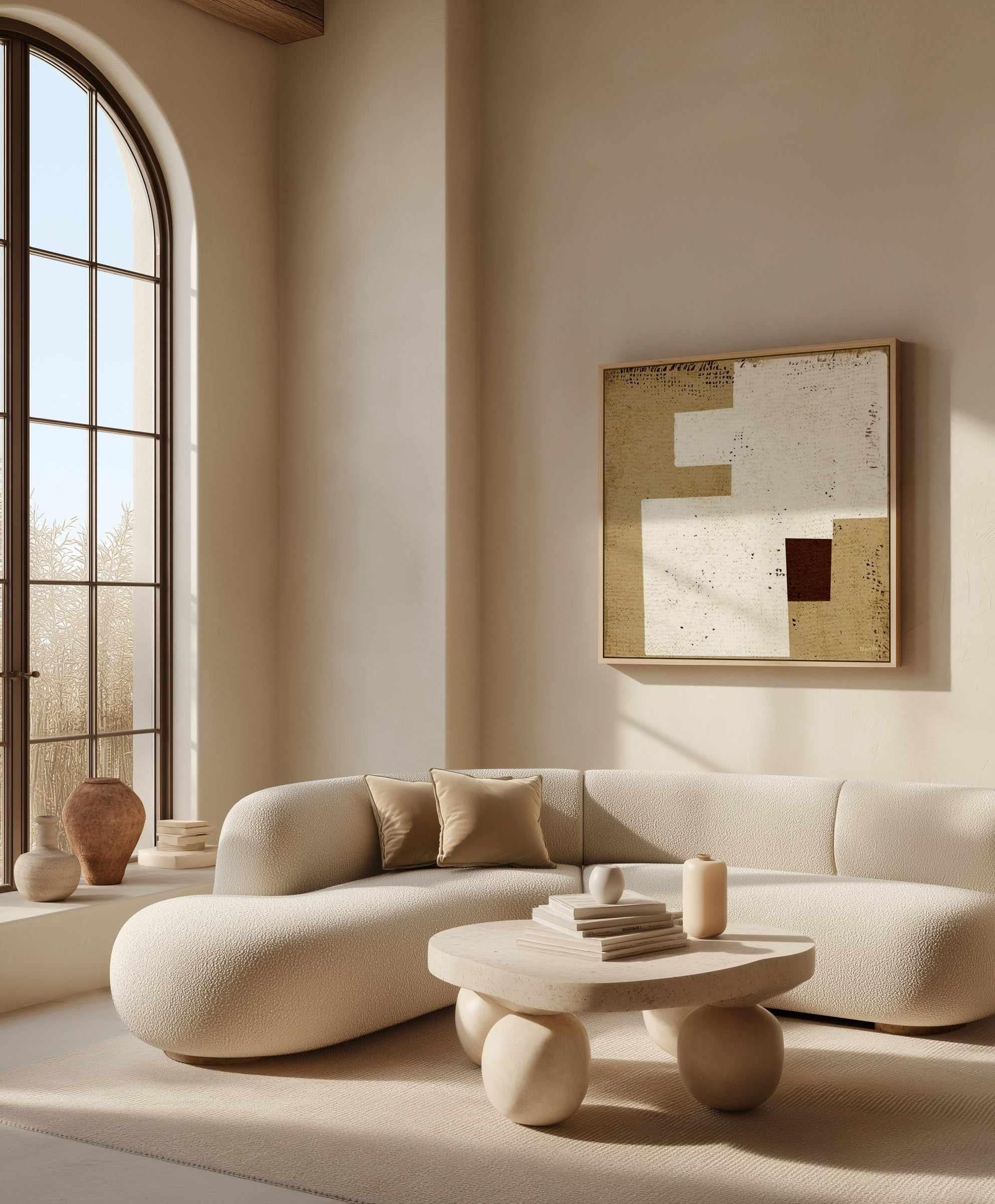 Angular Forms 1 by Marco Marella | Framed Canvas Art Print from Olive et Oriel where you can shop wallpaper and artworks online