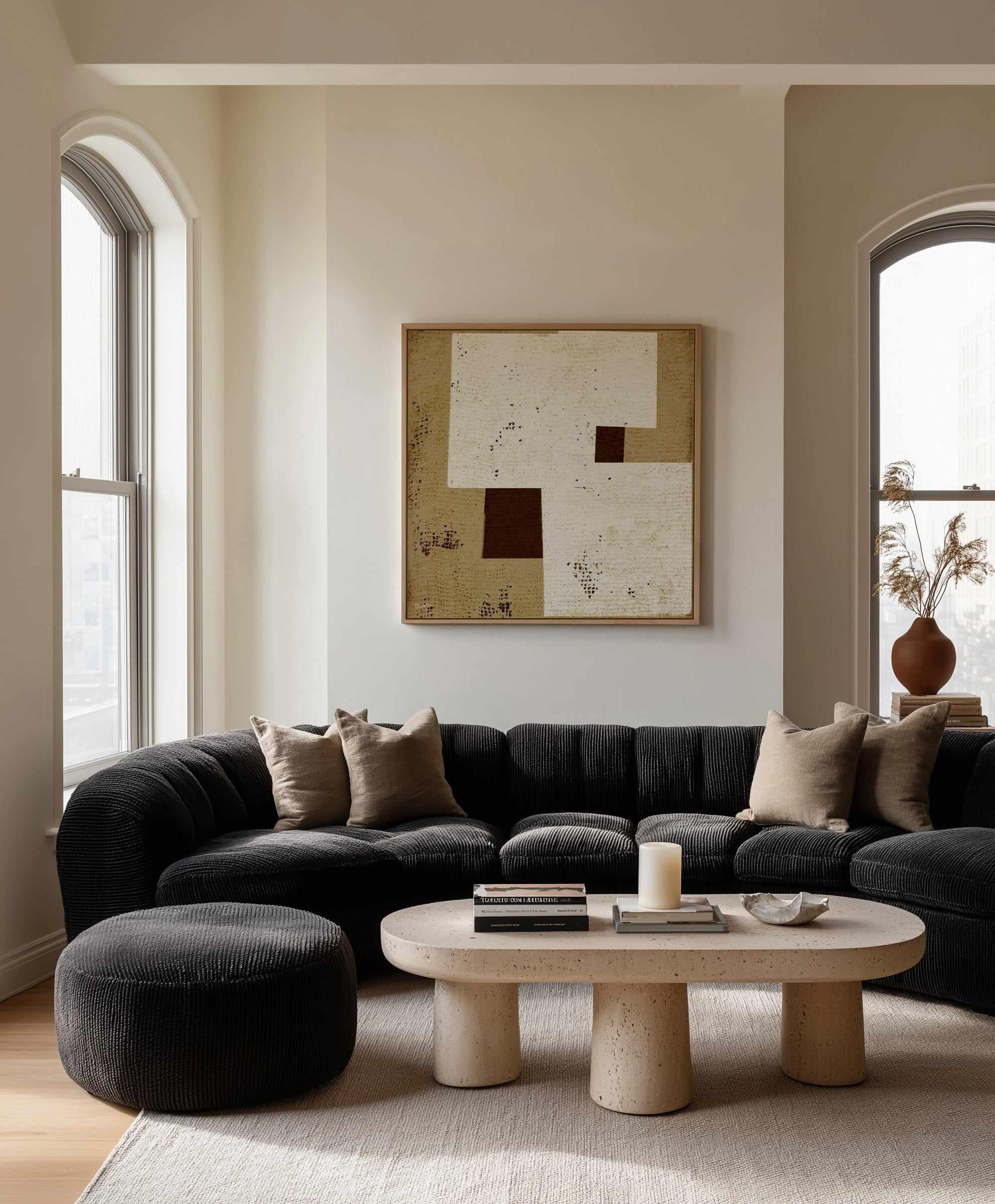 Angular Forms 2 by Marco Marella | Framed Canvas Art Print from Olive et Oriel where you can shop wallpaper and artworks online