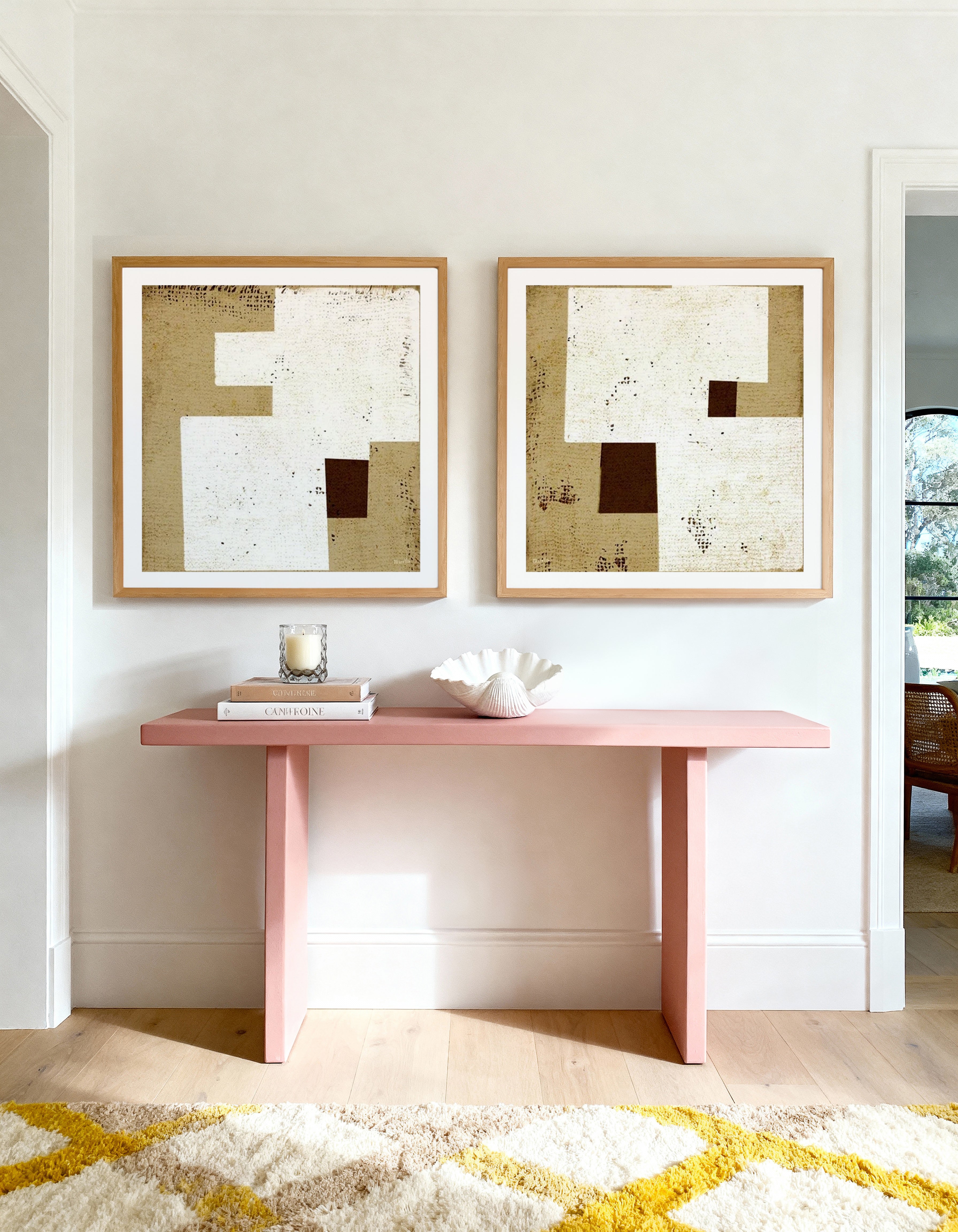 Angular Forms I & II by Marco Marella Art Print Set of 2 | Matching Wall Art