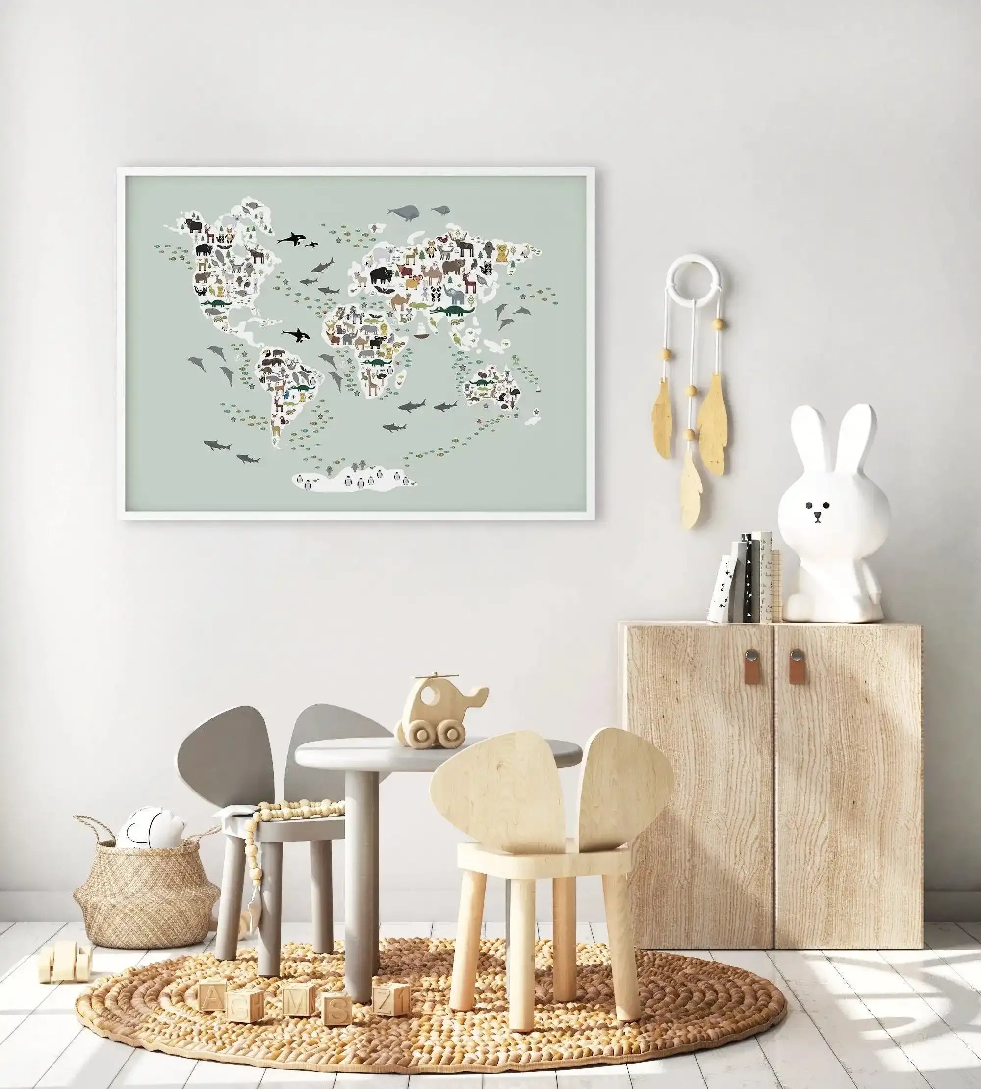 Animals of the World | Sage Art Print-PRINT-Olive et Oriel-Olive et Oriel-Buy-Australian-Art-Prints-Online-with-Olive-et-Oriel-Your-Artwork-Specialists-Austrailia-Decorate-With-Coastal-Photo-Wall-Art-Prints-From-Our-Beach-House-Artwork-Collection-Fine-Poster-and-Framed-Artwork