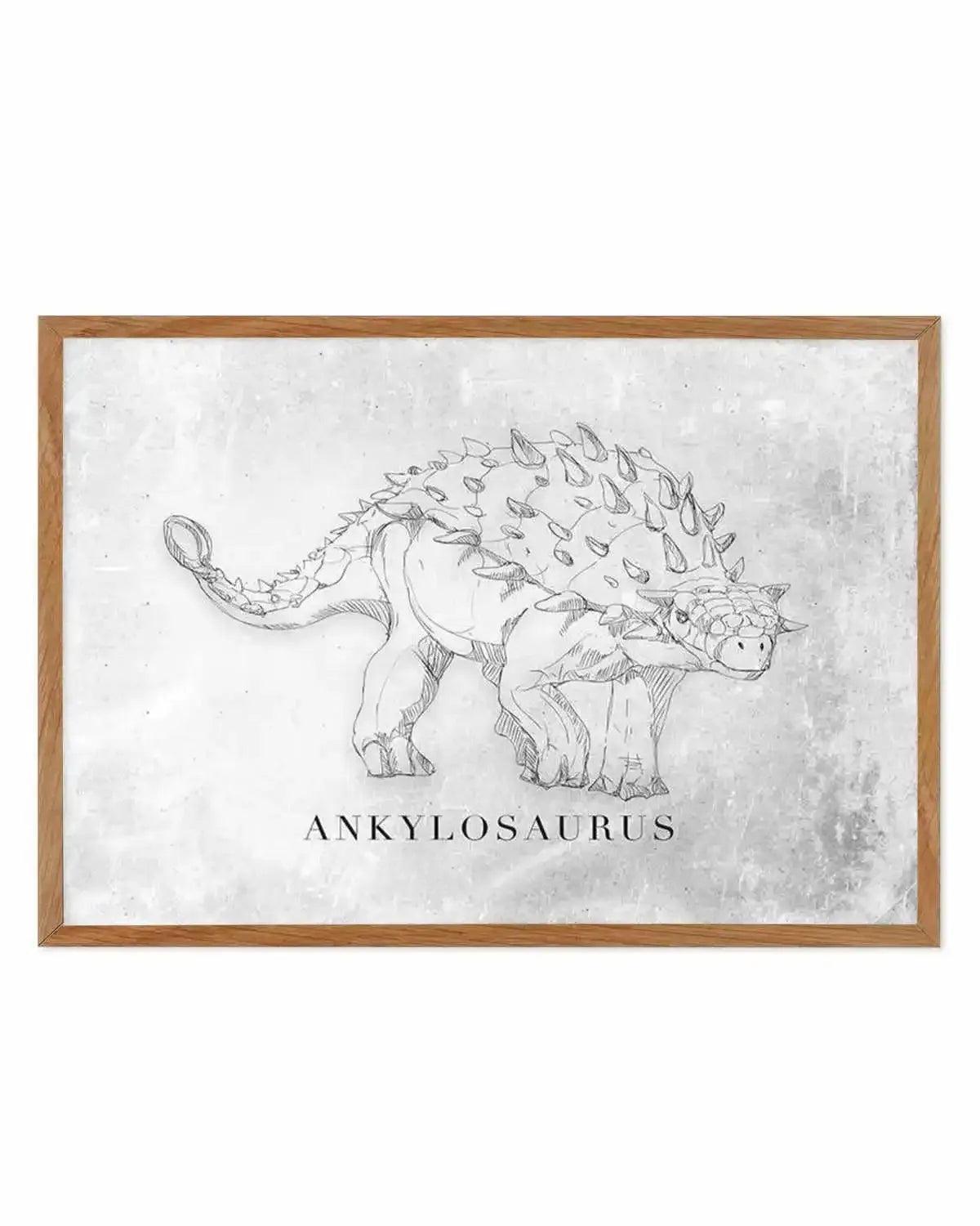 Ankylosaurus LS | Dinosaur Collection Art Print from Olive et Oriel where you can shop wallpaper and artworks online