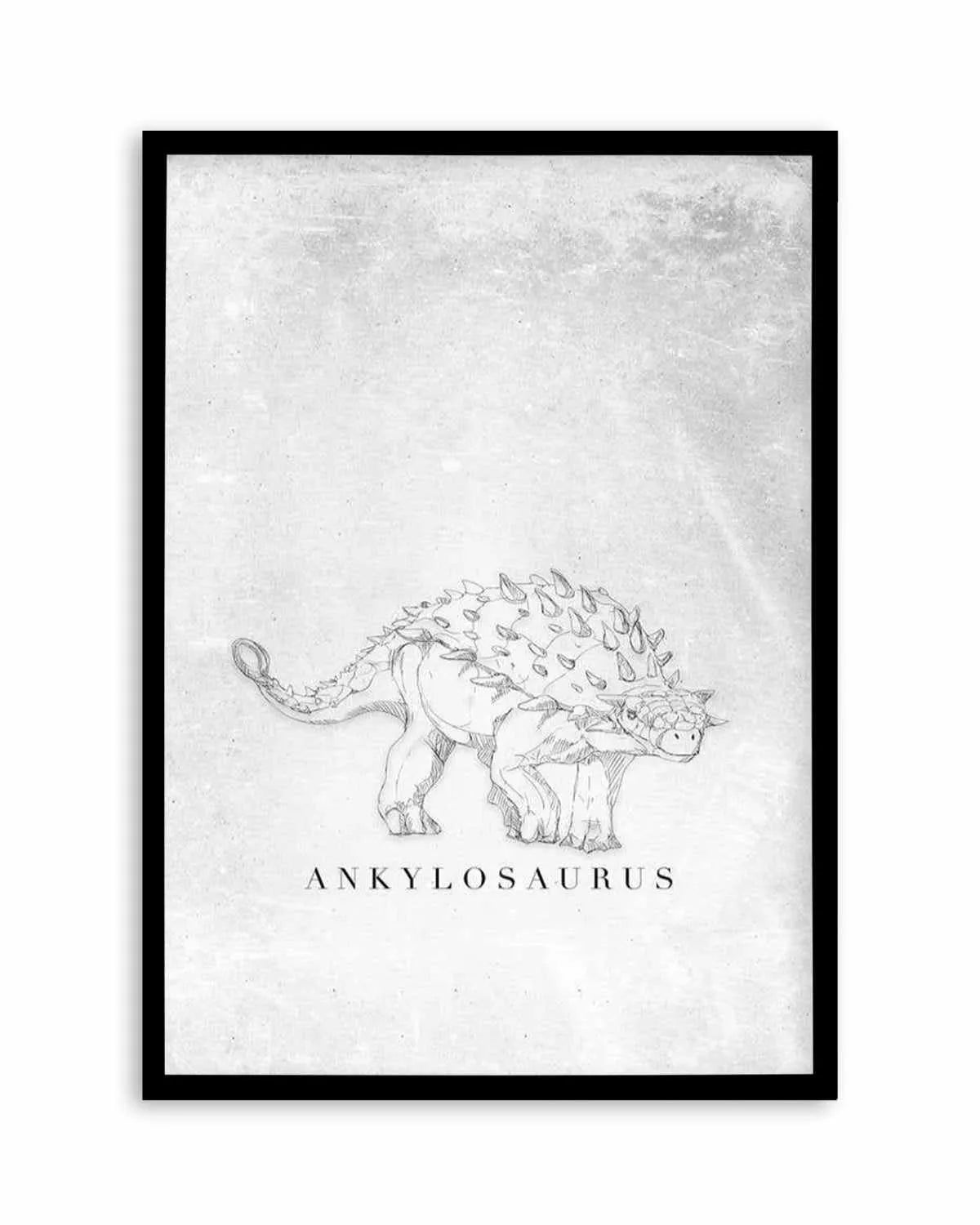 Ankylosaurus PT from Olive et Oriel where you can shop wallpaper and artworks online