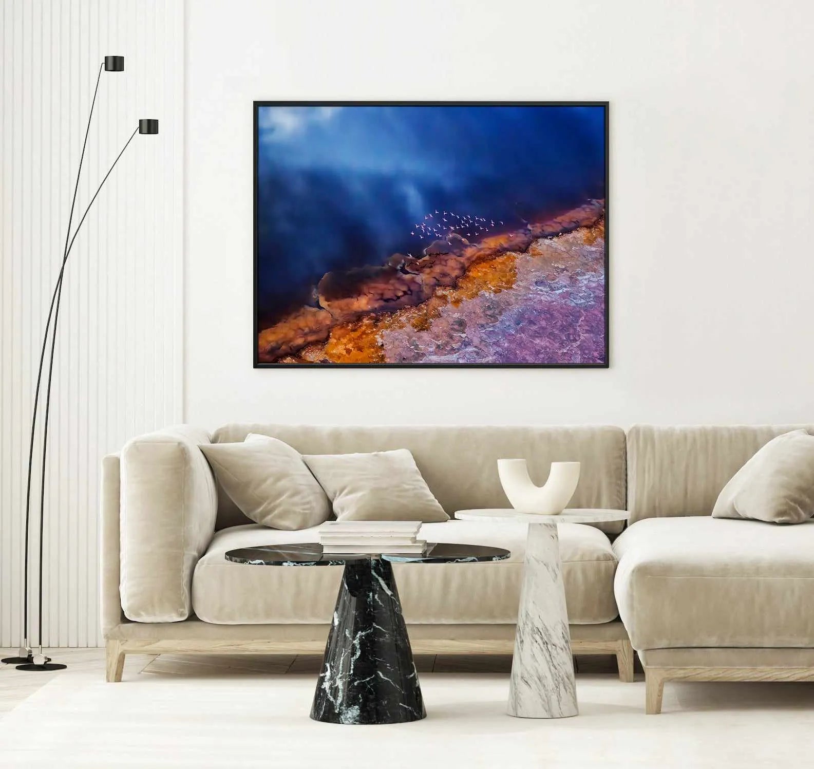 Another Land by Phillip Chang | Framed Canvas Art Print from Olive et Oriel where you can shop wallpaper and artworks online