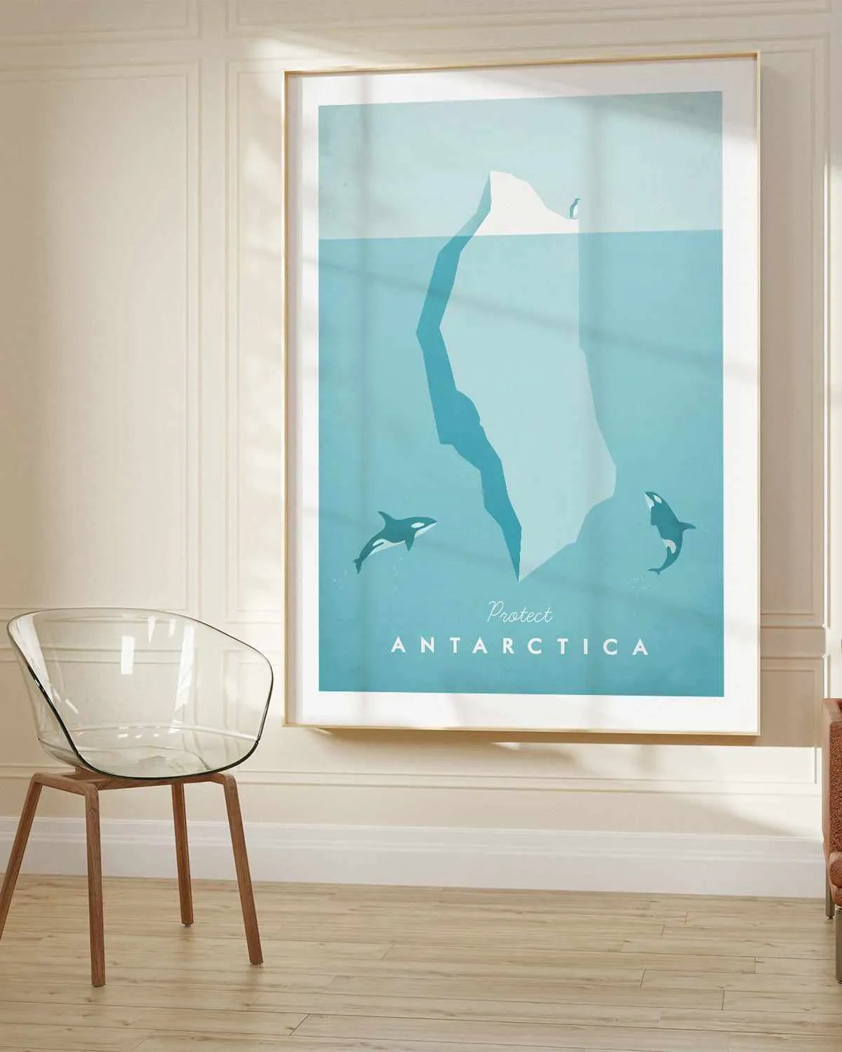 Antarctica by Henry Rivers Art Print from Olive et Oriel where you can shop wallpaper and artworks online