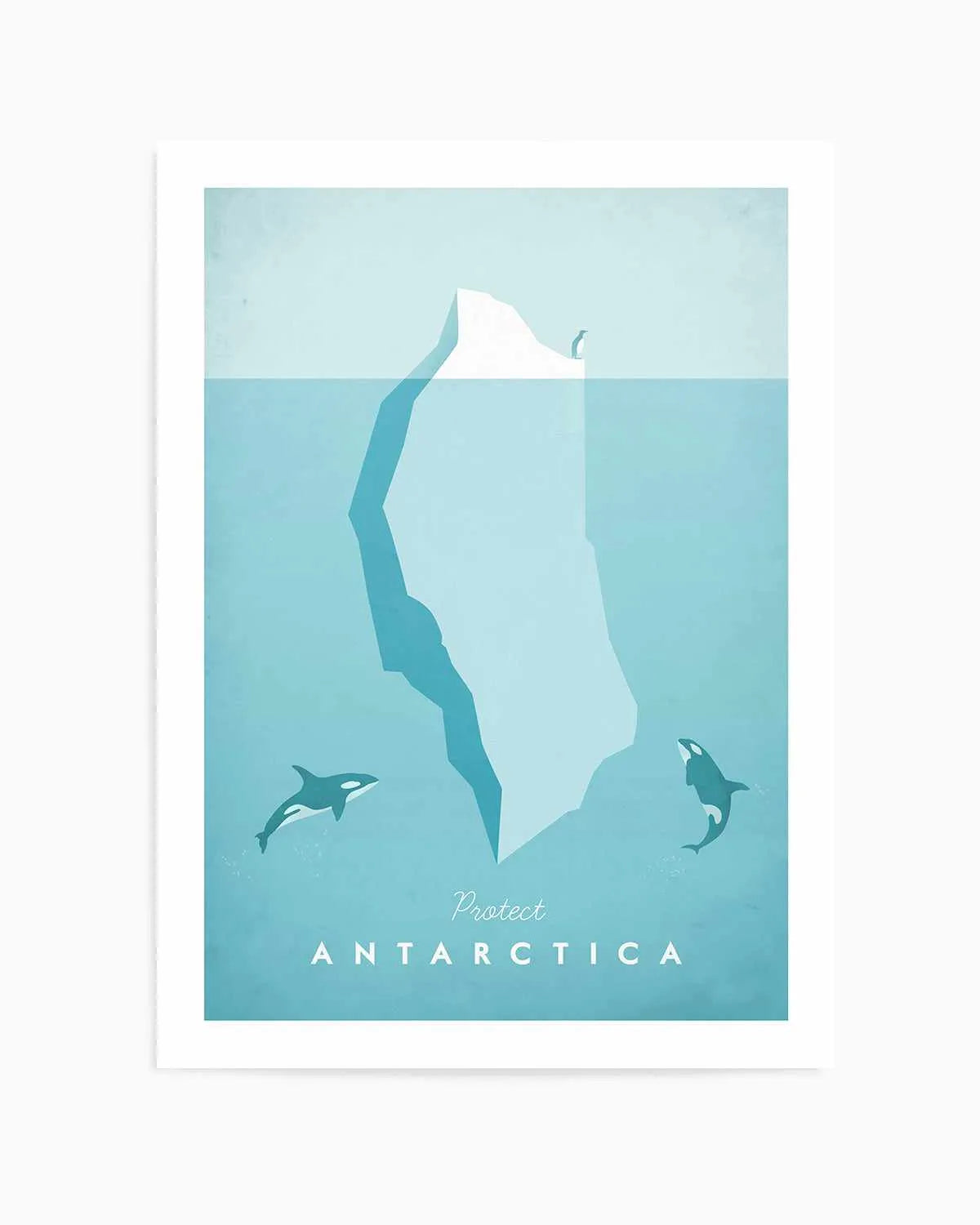 Antarctica by Henry Rivers Art Print from Olive et Oriel where you can shop wallpaper and artworks online
