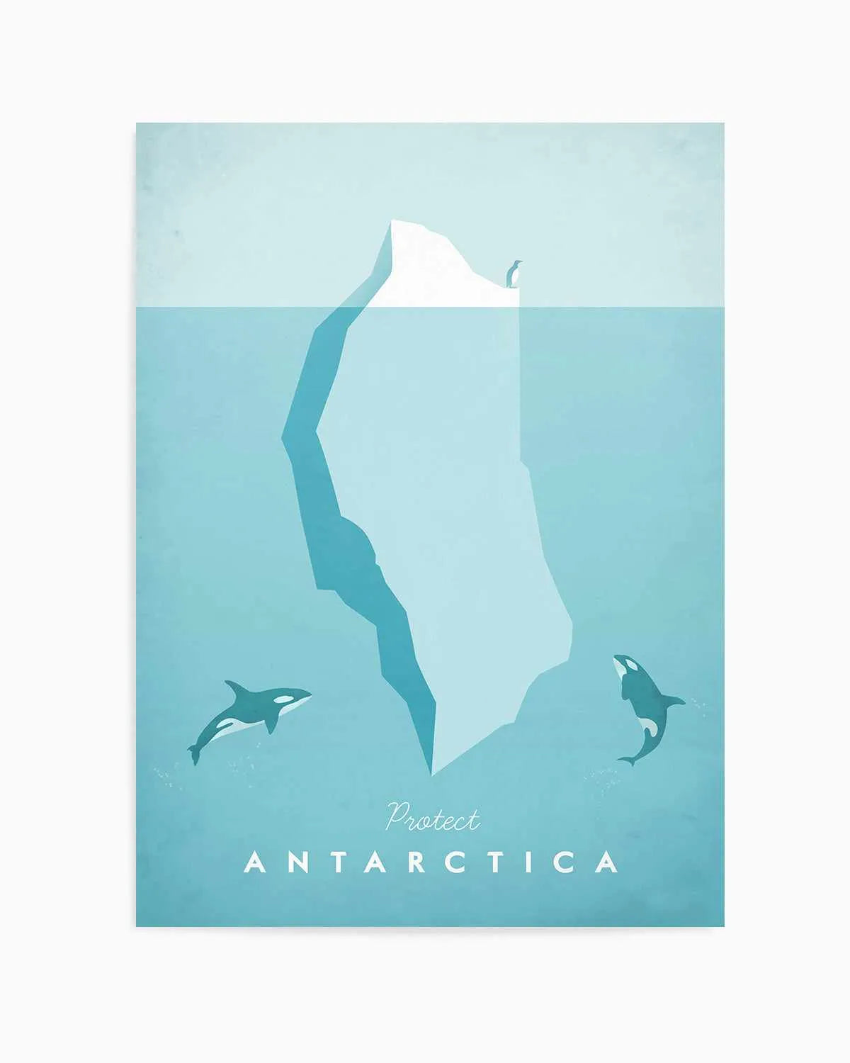 Antarctica by Henry Rivers Art Print from Olive et Oriel where you can shop wallpaper and artworks online
