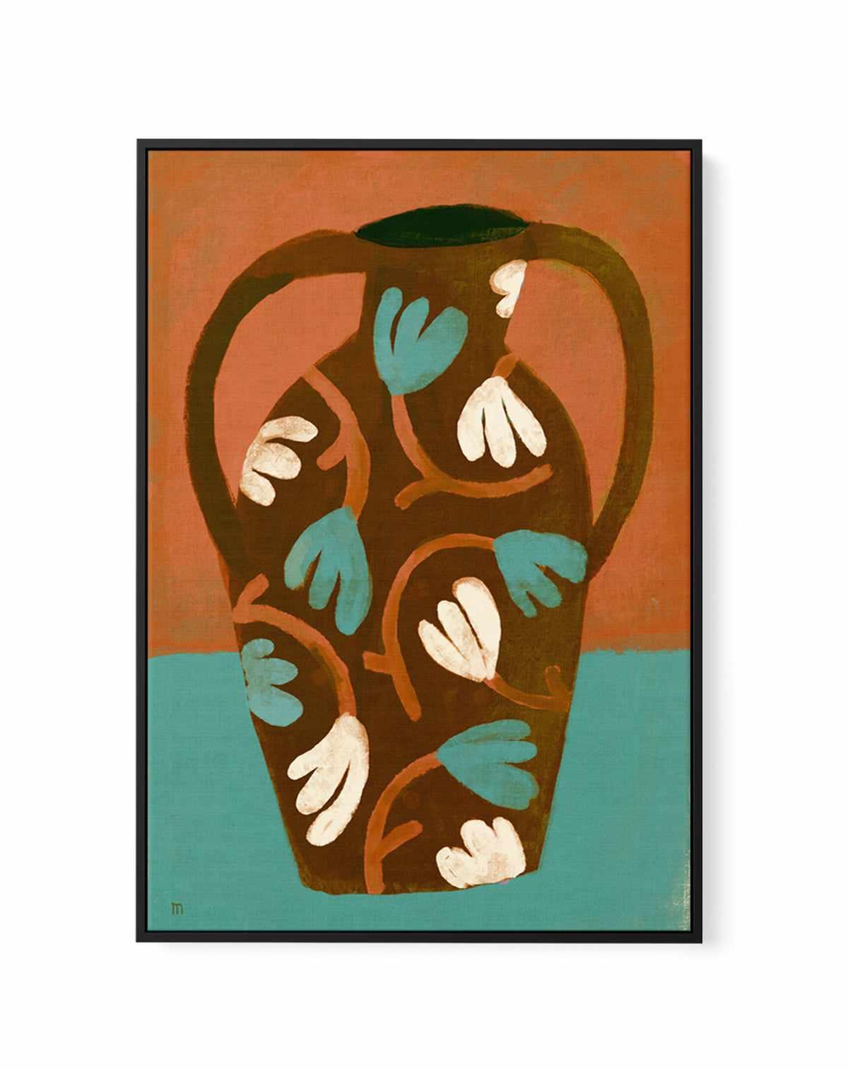 Antica Terracotta by Marco Marella | Framed Canvas Art Print from Olive et Oriel where you can shop wallpaper and artworks online