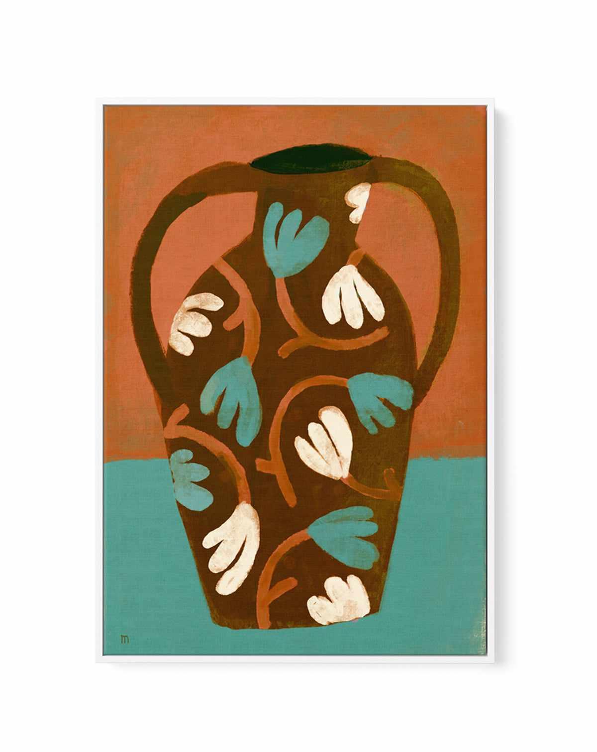 Antica Terracotta by Marco Marella | Framed Canvas Art Print from Olive et Oriel where you can shop wallpaper and artworks online