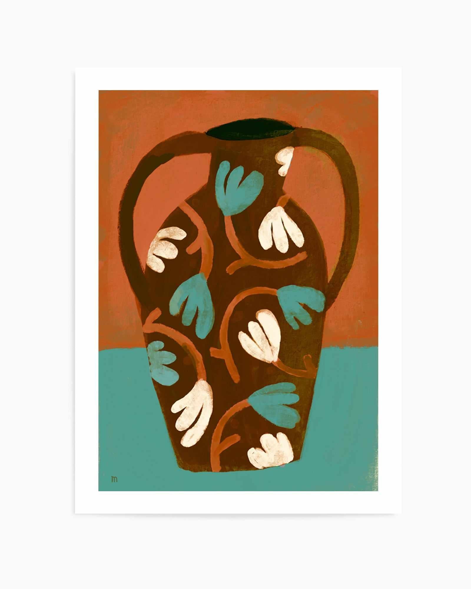 Antica Terracotta by Marco Marella | Art Print from Olive et Oriel where you can shop wallpaper and artworks online