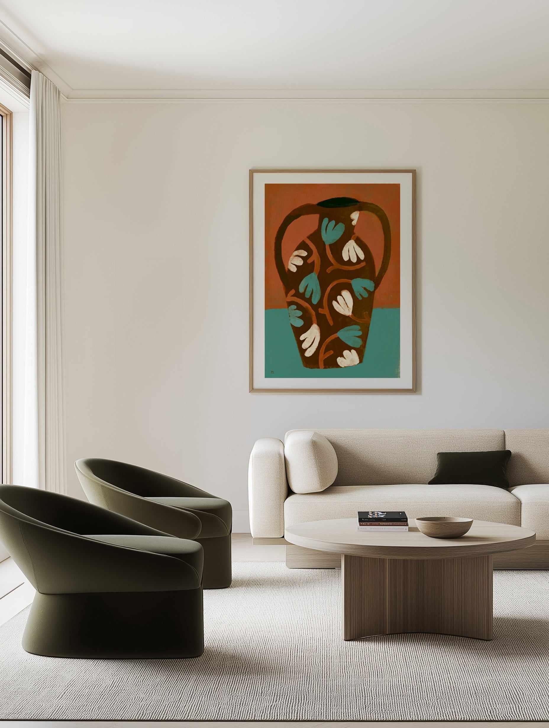 Antica Terracotta by Marco Marella | Art Print from Olive et Oriel where you can shop wallpaper and artworks online