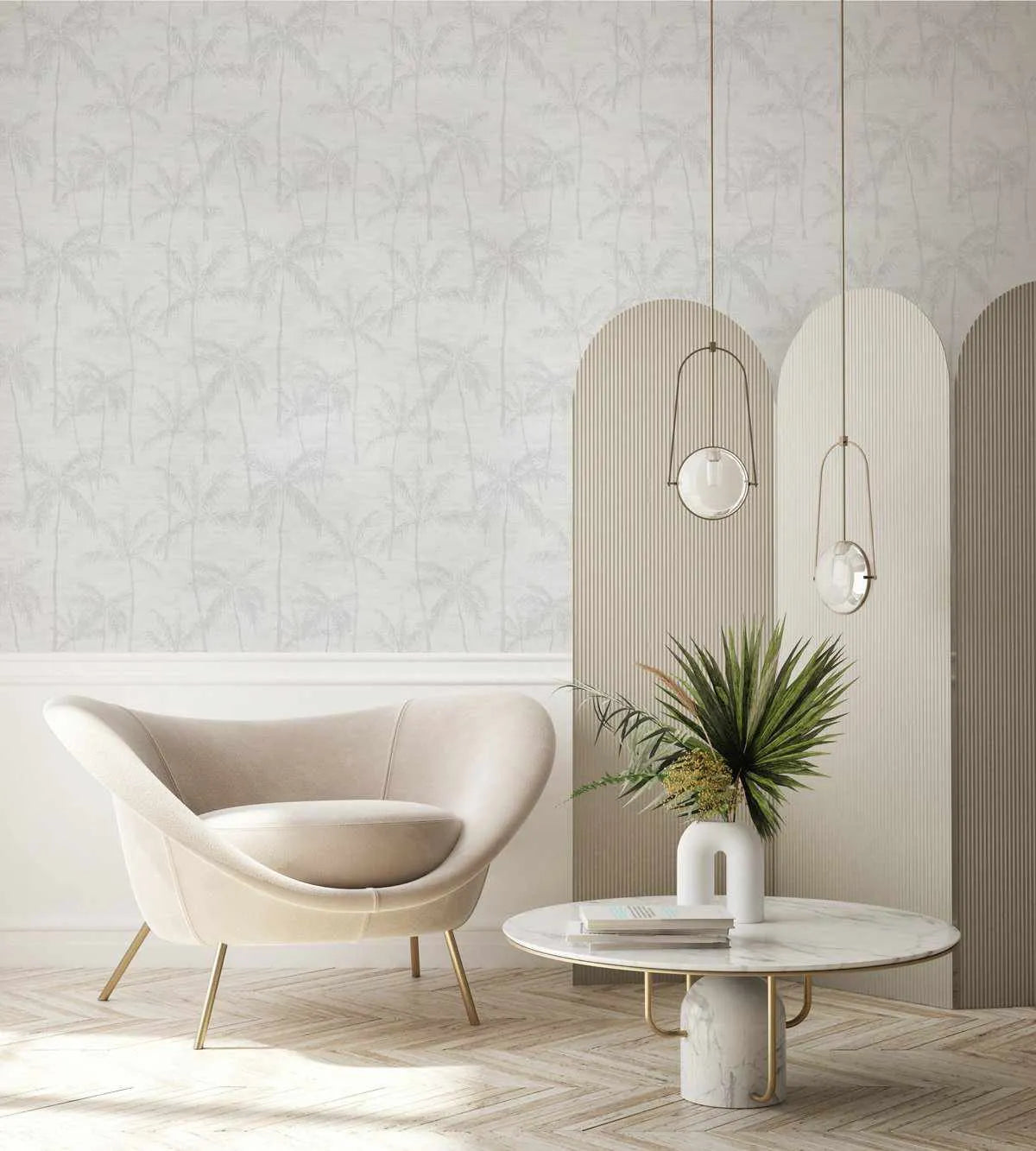 Antigua Wallpaper - Olive et Oriel