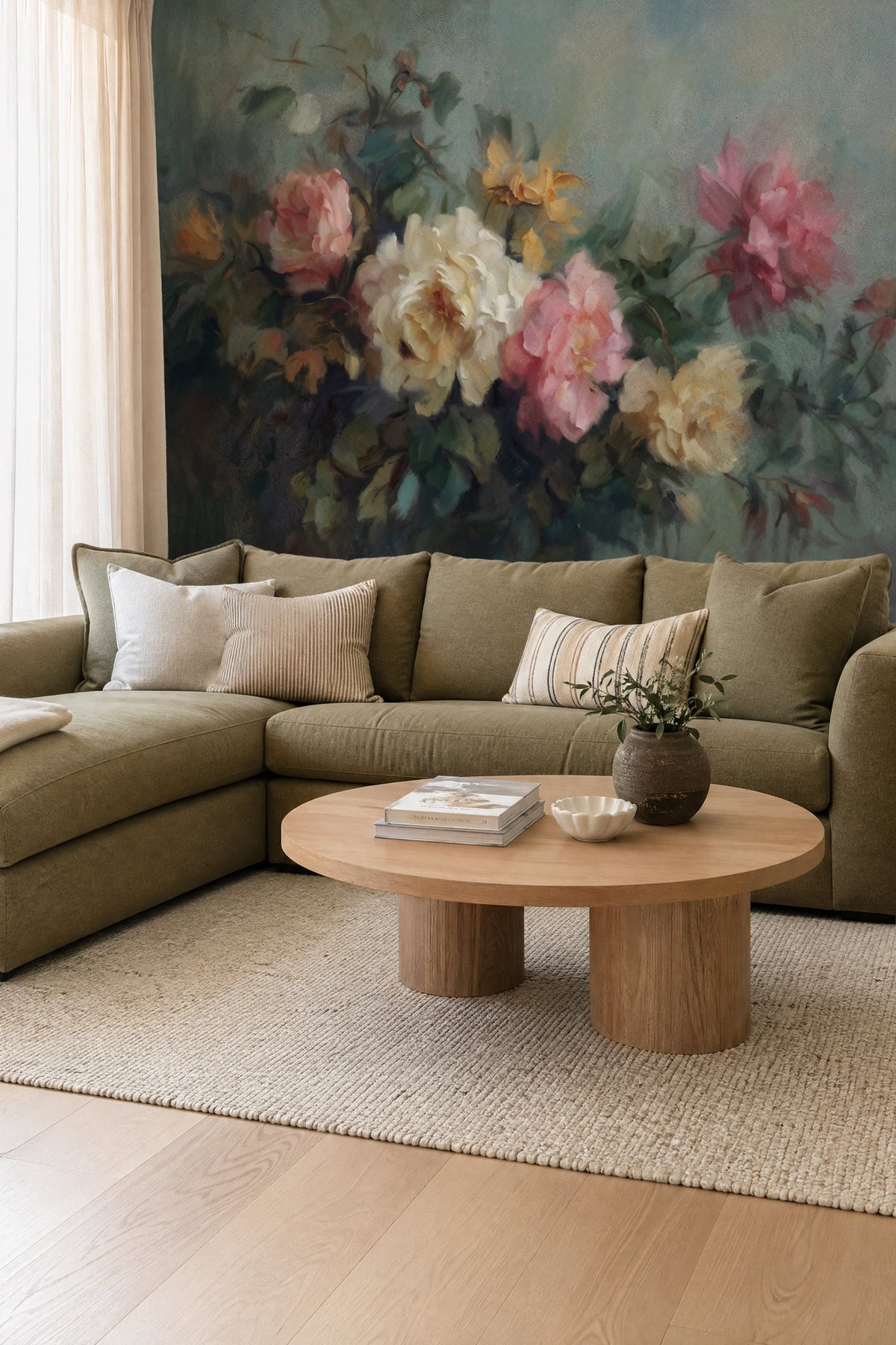 Antique Garden Mural Wallpaper
