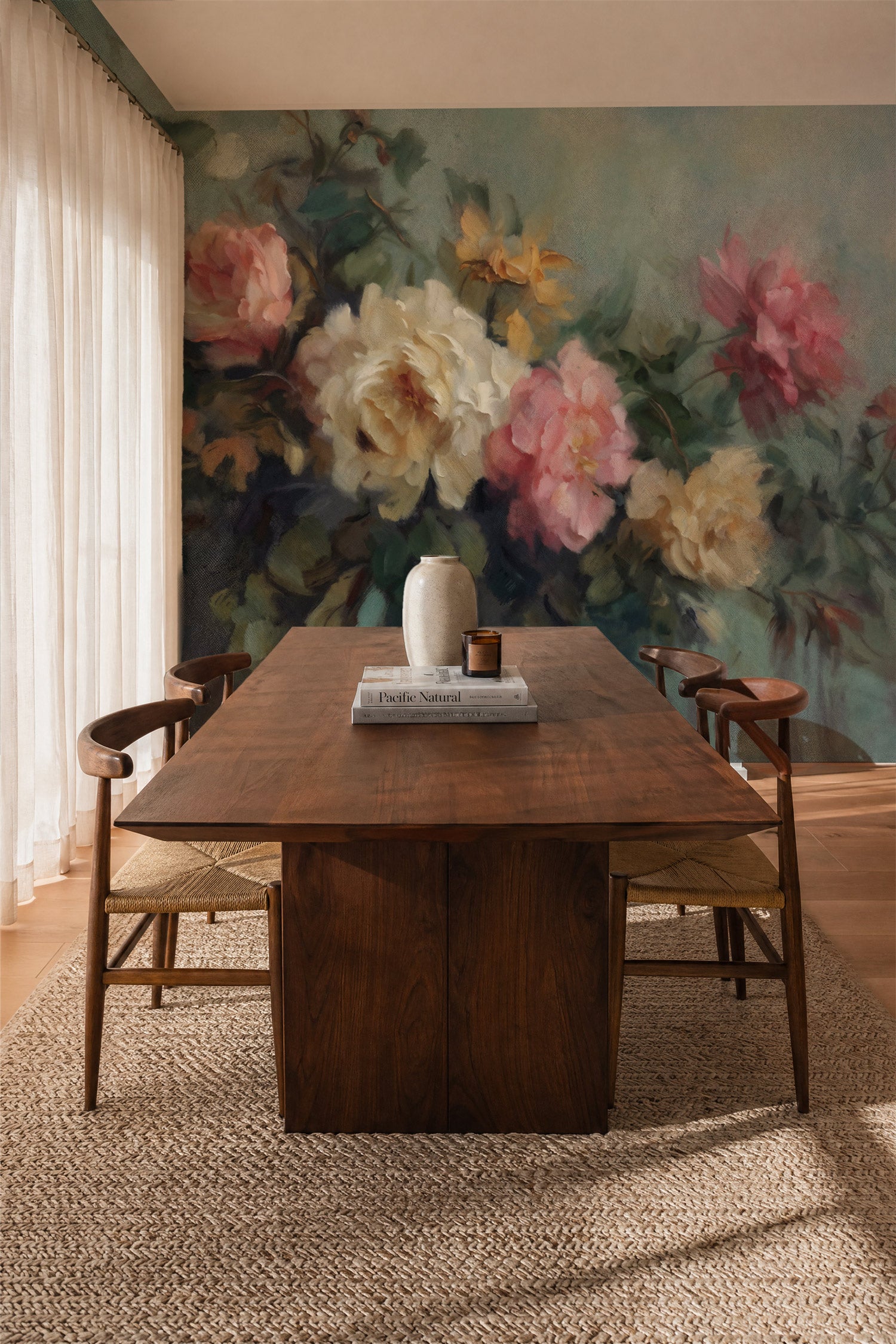 Antique Garden Mural Wallpaper