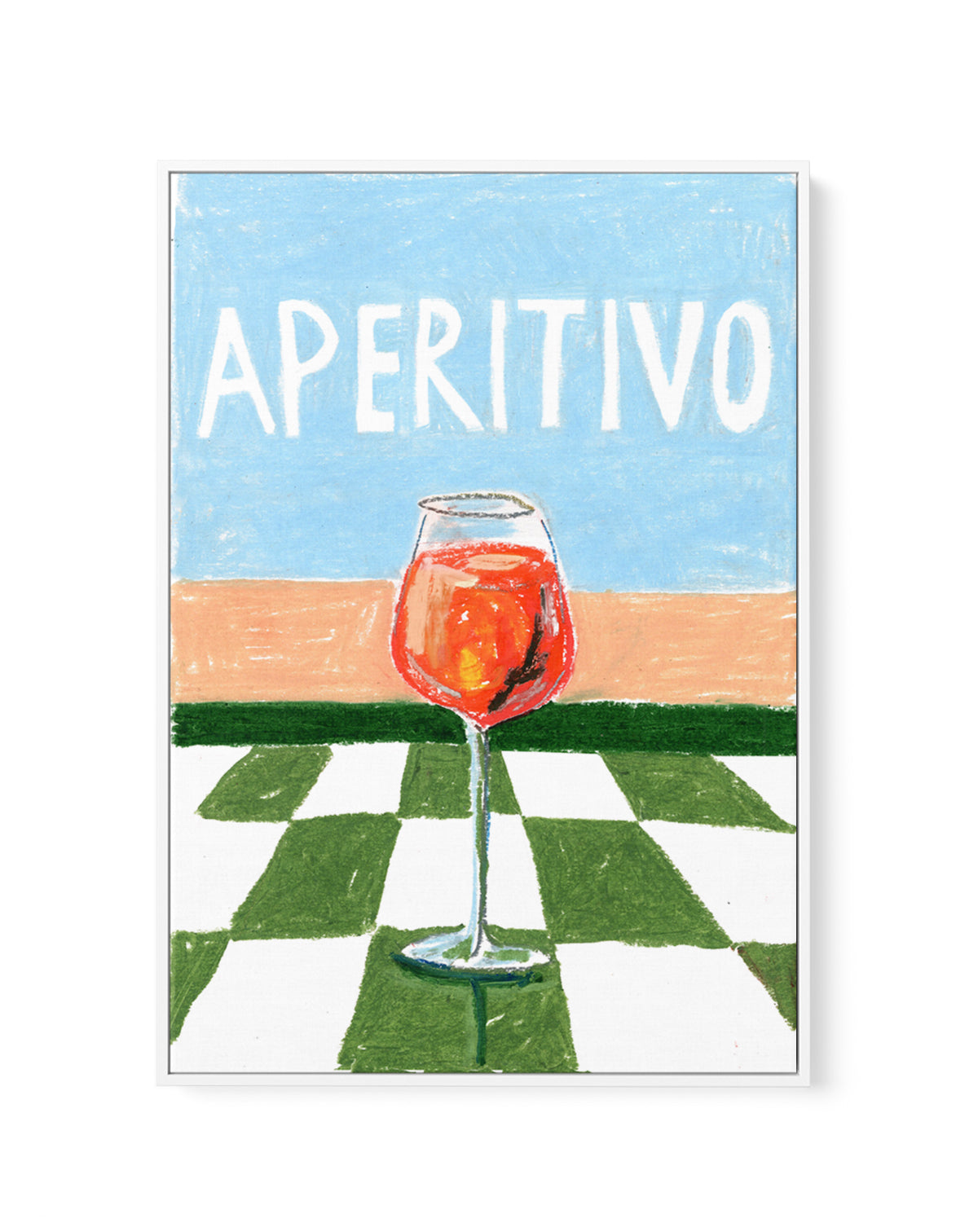 Aperitivo by Laura Page | Framed Canvas Art Print