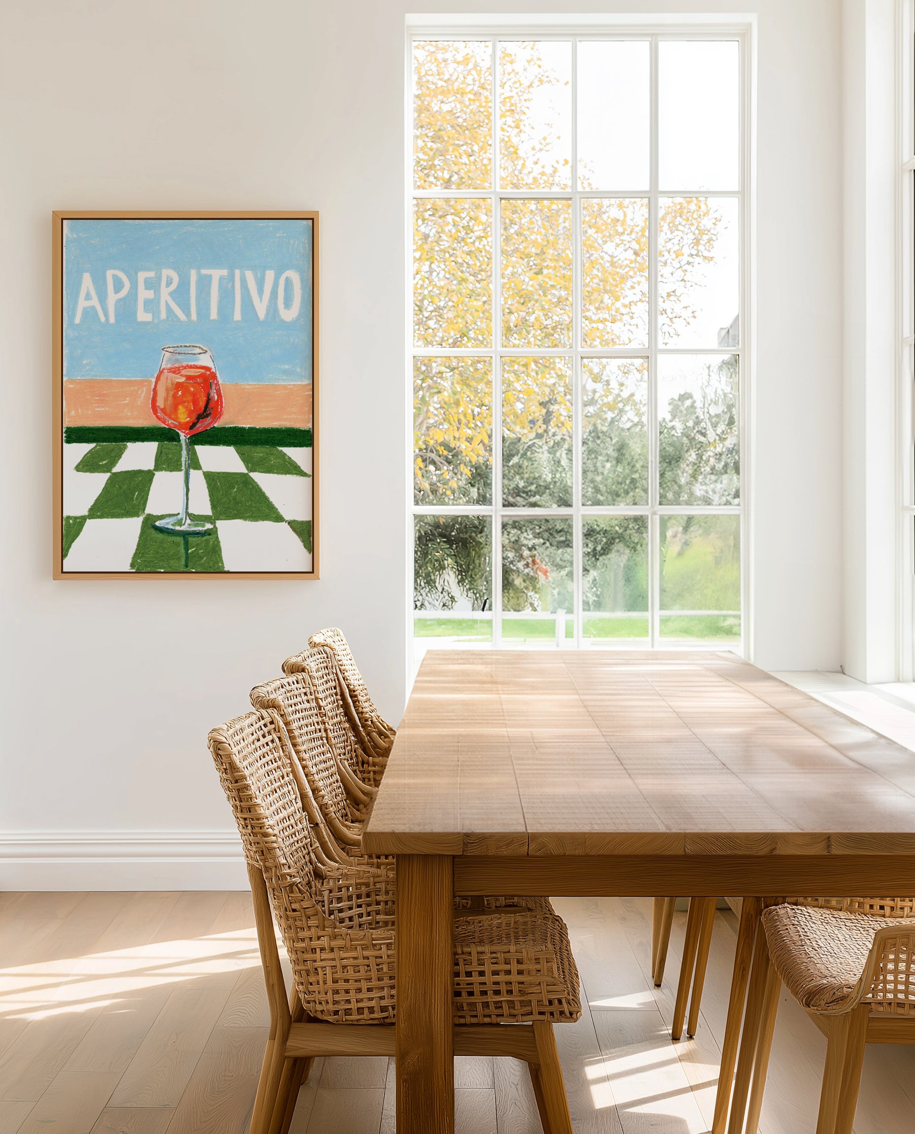 Aperitivo by Laura Page | Framed Canvas Art Print