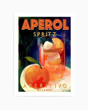 Aperol Spritz Aperitivo Milano by Marco Marella | Art Print from Olive et Oriel where you can shop wallpaper and artworks online