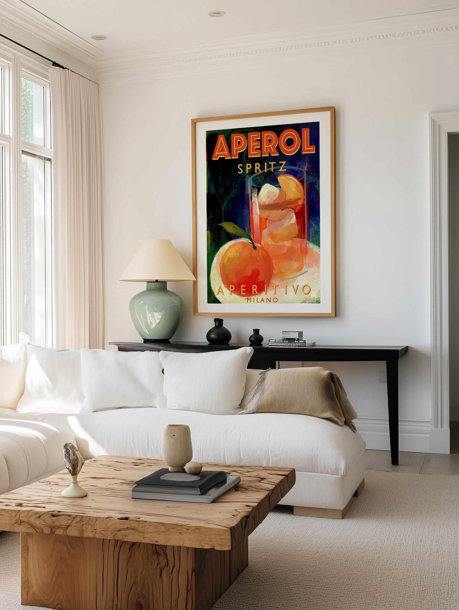 Aperol Spritz Aperitivo Milano by Marco Marella | Art Print from Olive et Oriel where you can shop wallpaper and artworks online