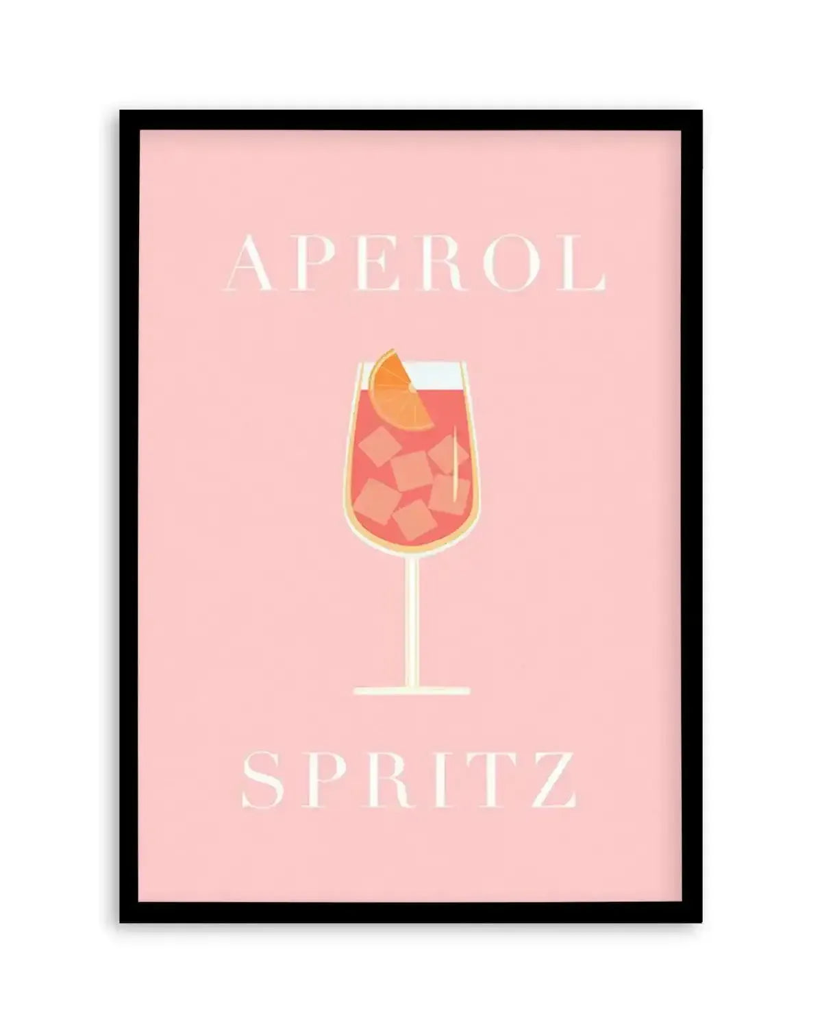 Aperol Spritz Art Print from Olive et Oriel where you can shop wallpaper and artworks online