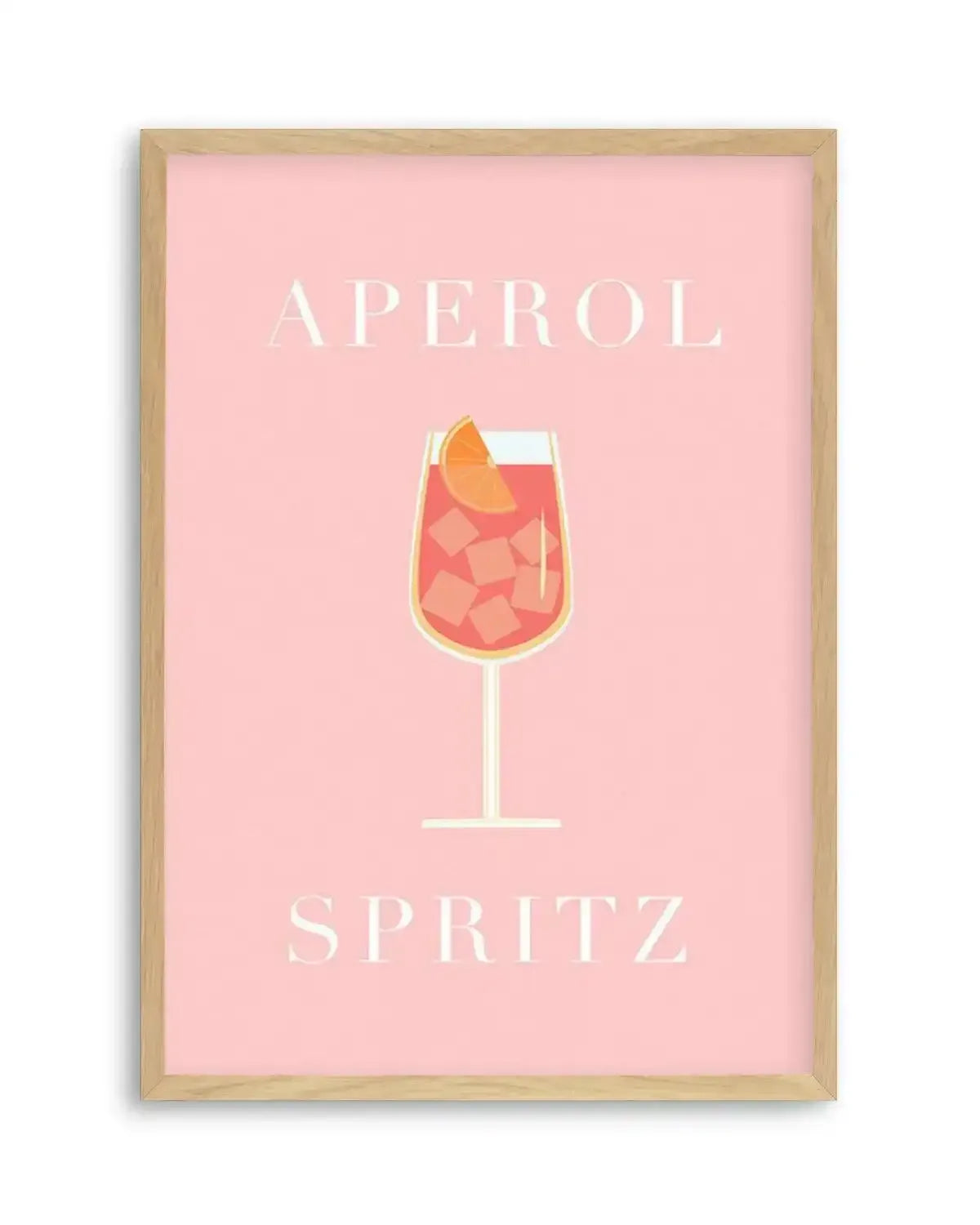 Aperol Spritz Art Print from Olive et Oriel where you can shop wallpaper and artworks online