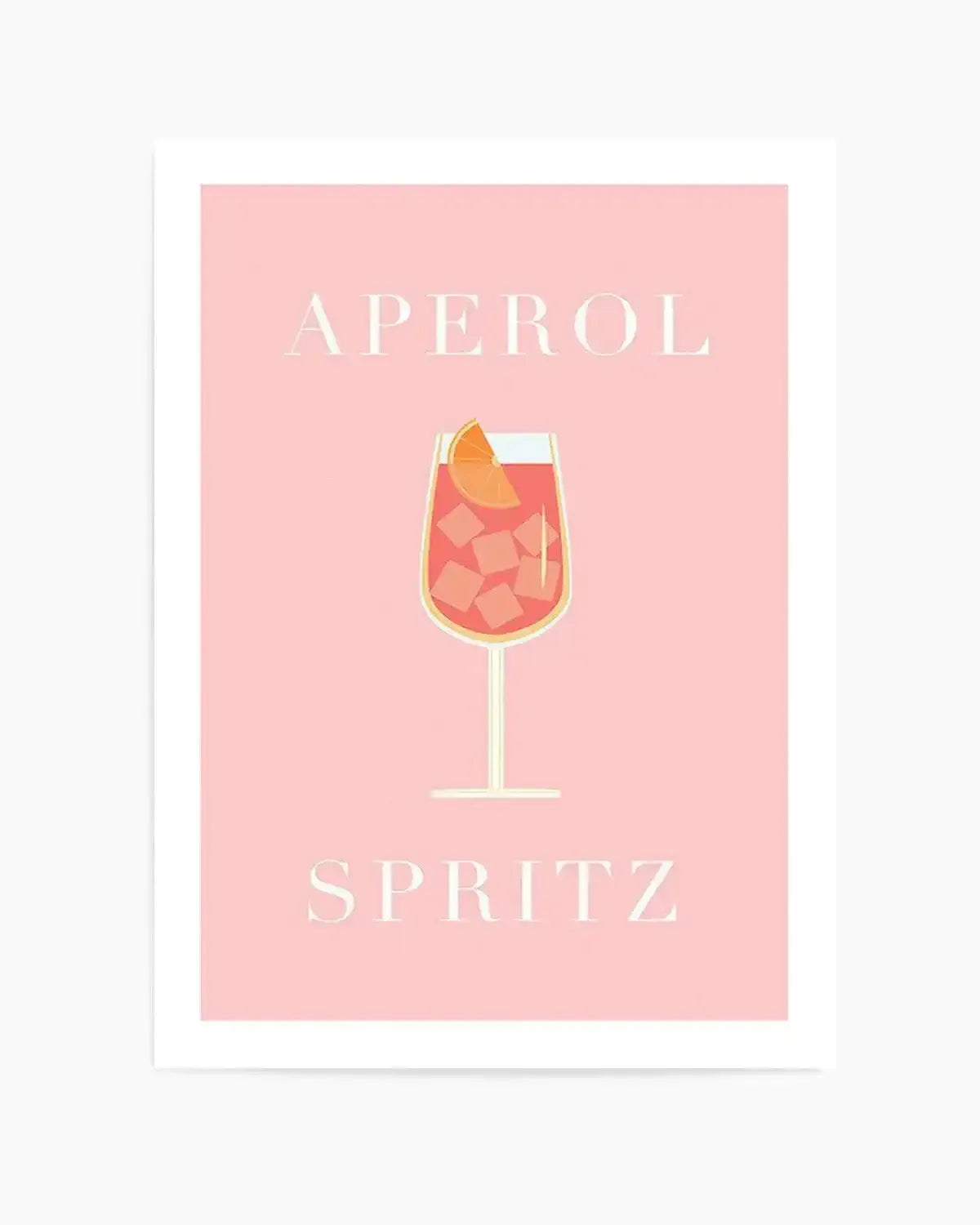 Aperol Spritz Art Print from Olive et Oriel where you can shop wallpaper and artworks online