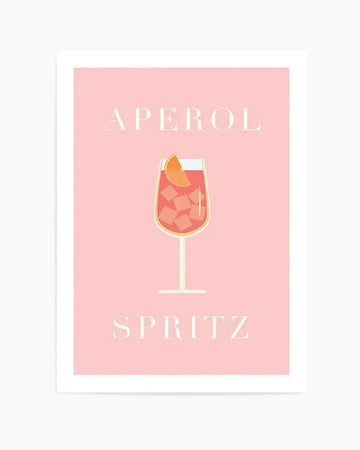 Aperol Spritz Art Print from Olive et Oriel where you can shop wallpaper and artworks online